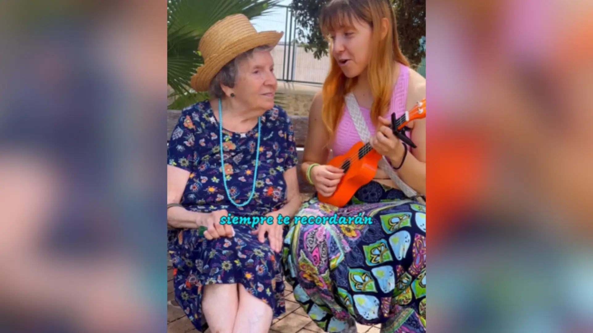 Una joven le dedica una canción a su abuela con alzhéimer y esta la reconoce: "Siempre te recordarán"