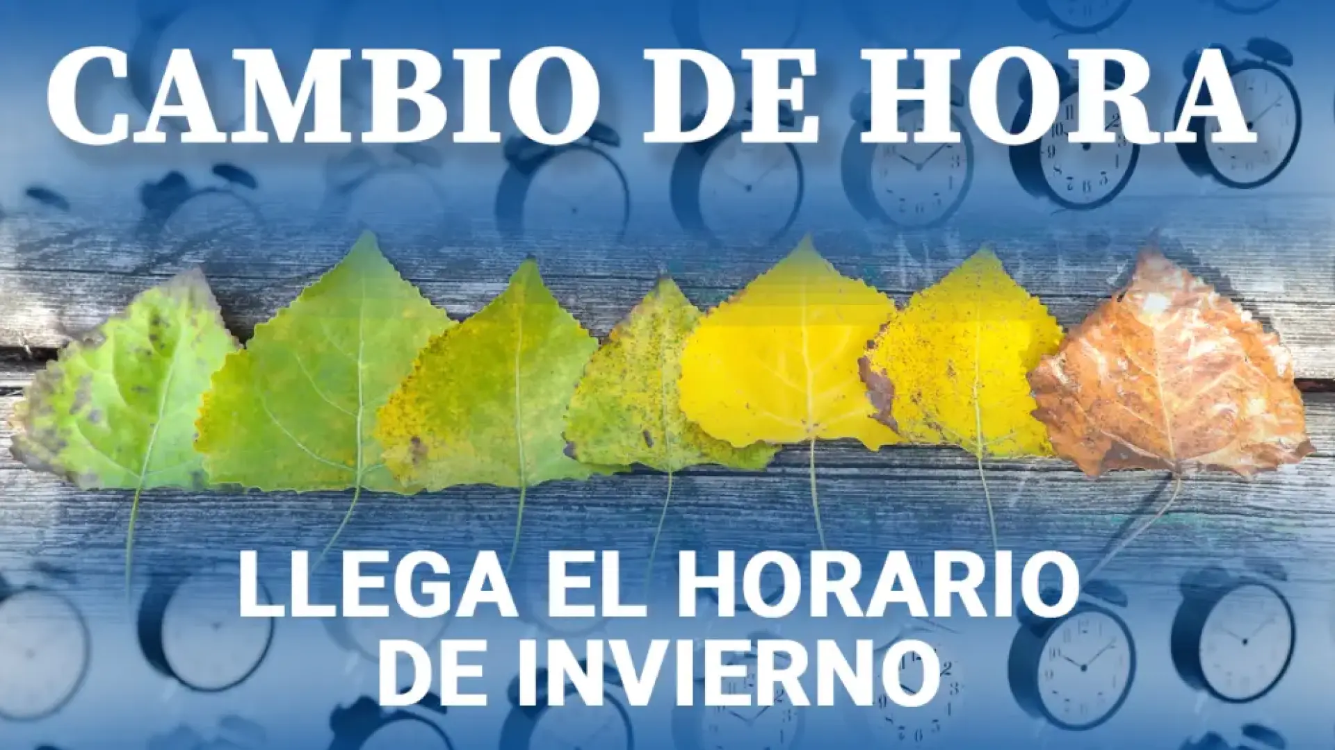 Cambio de hora en octubre de 2025: este es el día en el que volvemos al horario de invierno