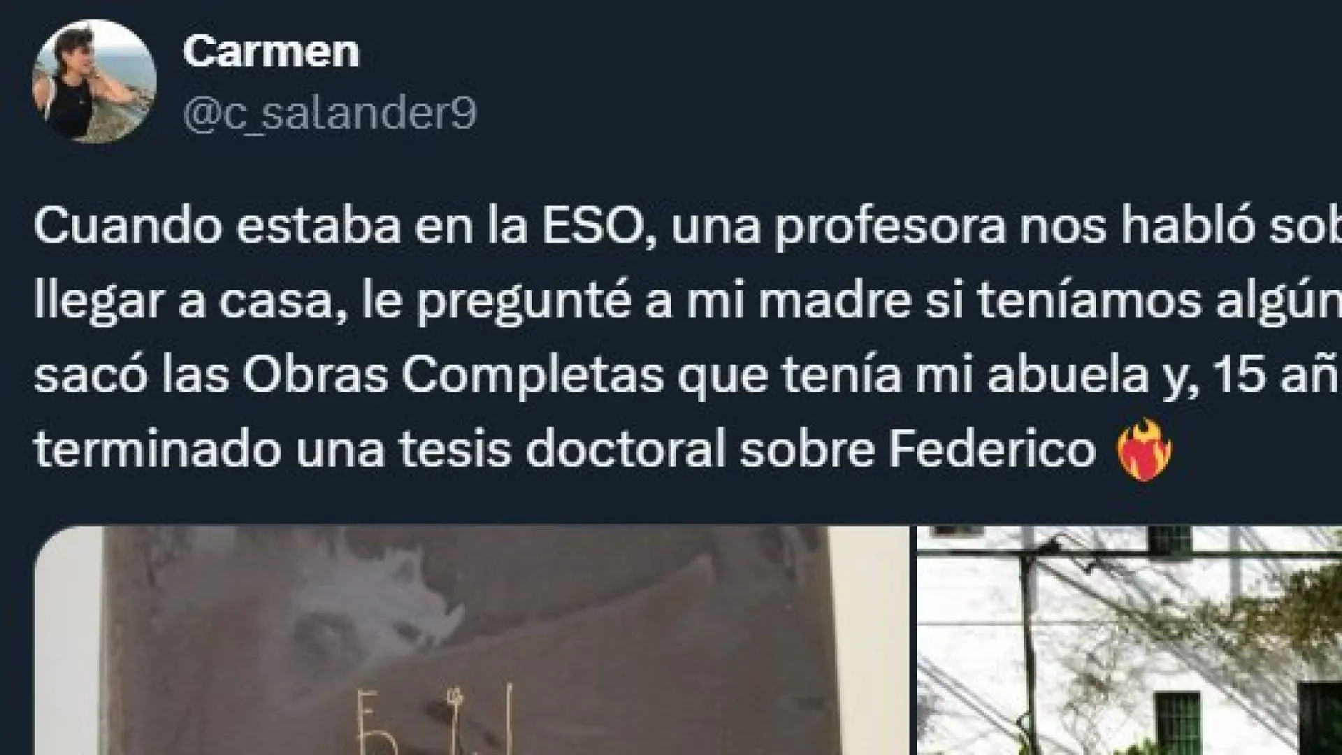 Un amor de teatro: una joven explica cómo una clase sobre Lorca cambió su vida para siempre