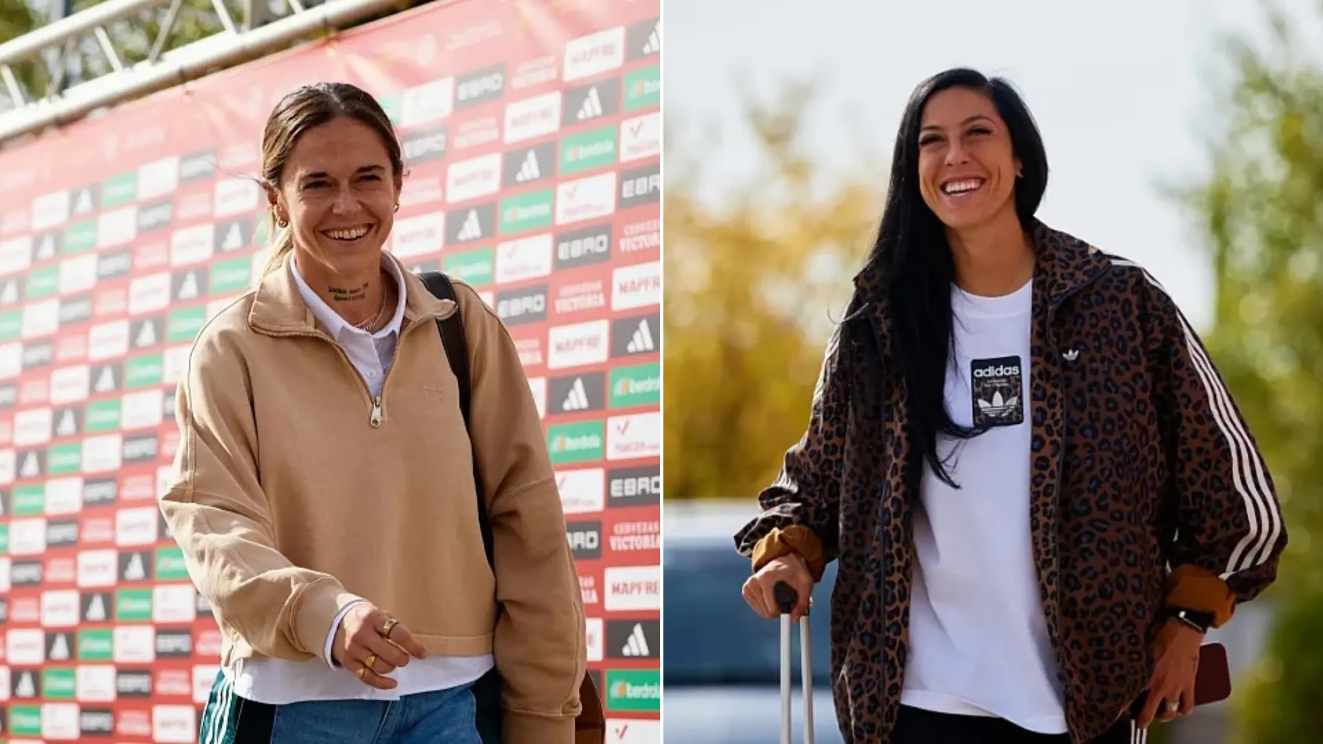 Mapi León y Jenni Hermoso, muy sonrientes en su regreso a la selección: "Esa sensación de volver a casa..."