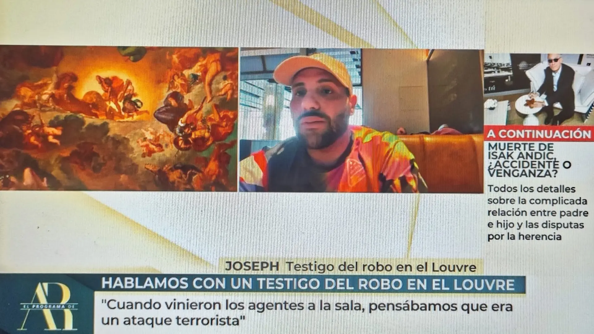 Un testigo del robo en el Louvre: "No nos decían nada y pensábamos que era un ataque terrorista"