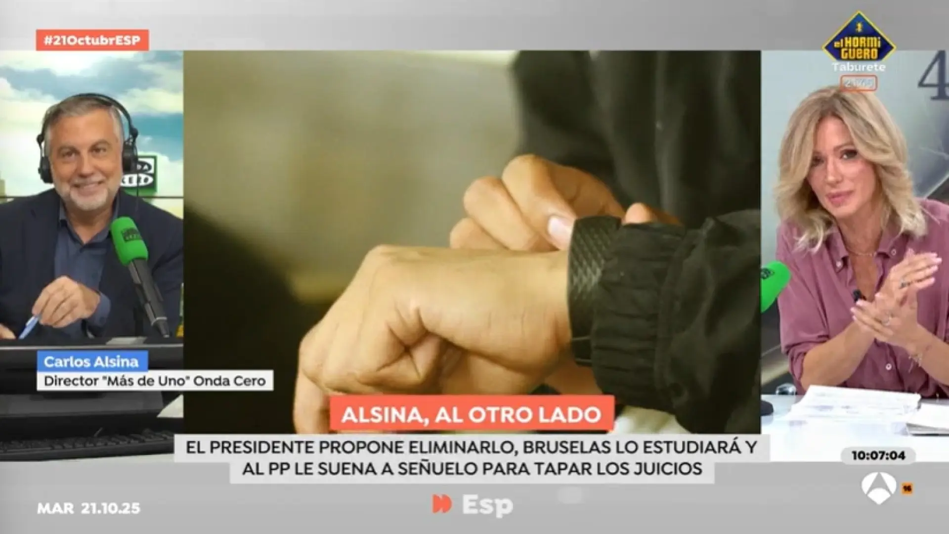 Carlos Alsina explica sus problemas con el cambio de hora: "Todos los años lío a la audiencia"