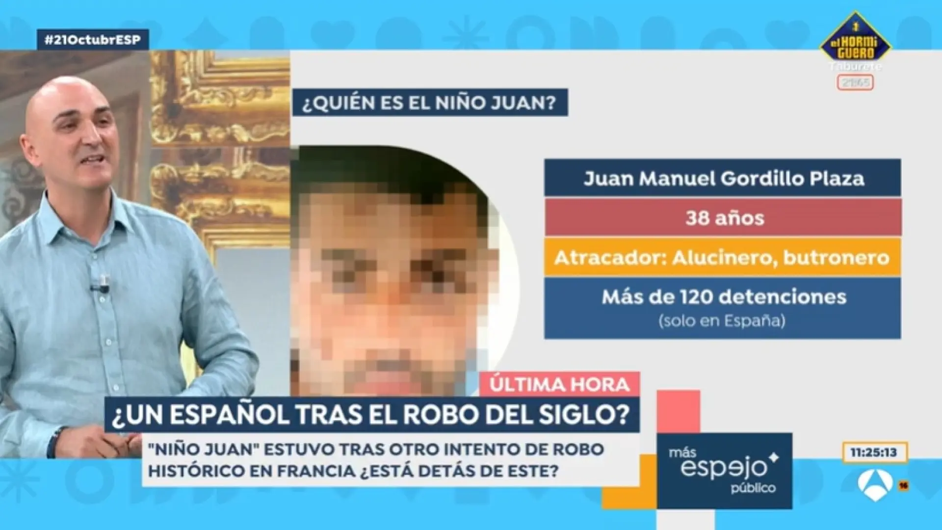 'El niño Juan', un delincuente español, podría estar detrás del robo del Louvre: "Es un especialista en este tipo de alunizajes"
