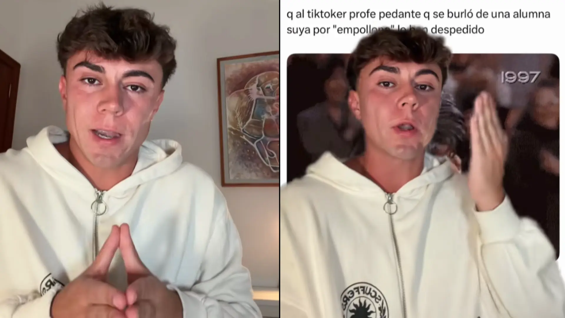 Álvaro Patón, el profesor de TikTok, niega las acusaciones sobre su supuesto despido: "Llegué a un acuerdo con el colegio"