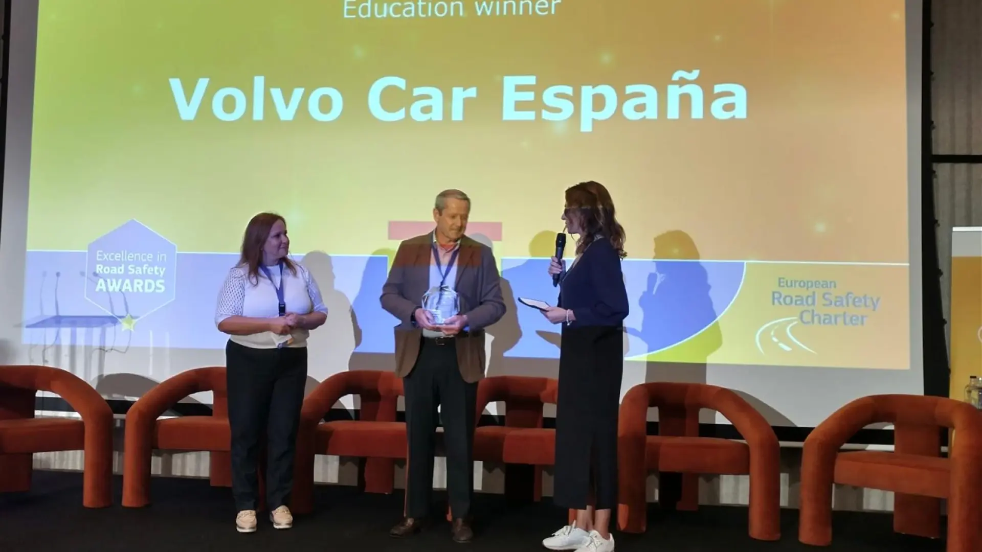 Volvo Car España, premiada en educación vial con el European Road Safety Award 2025