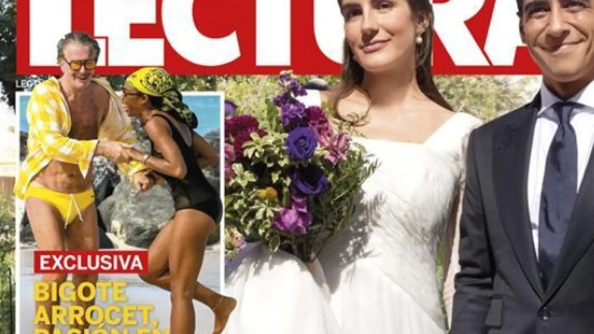 Bigote Arrocet derrocha pasión en la playa junto a una mujer 35 años más joven