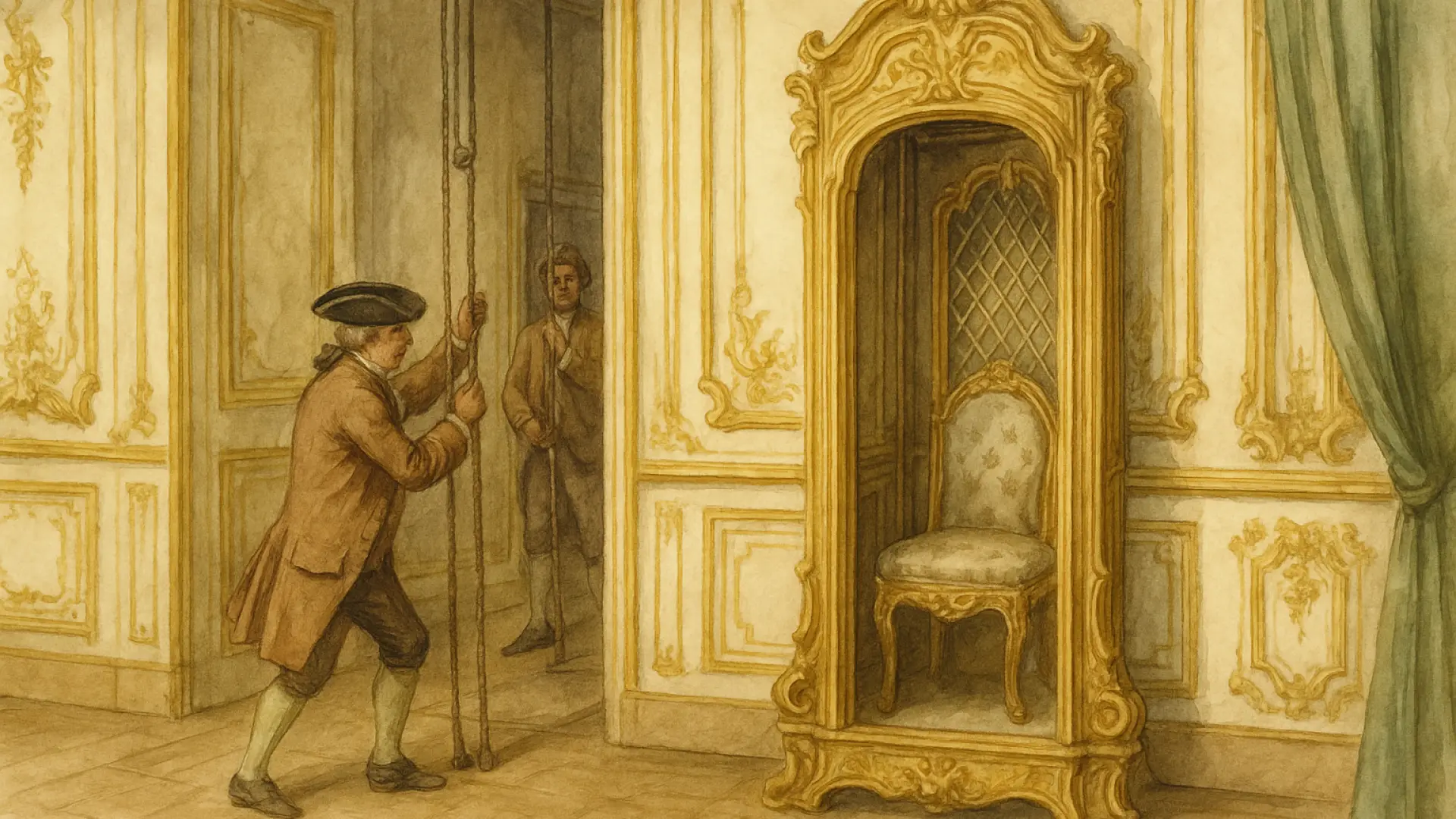 ¿Es verdad que el primer ascensor de la historia se instaló en Versalles para el rey Luis XV?