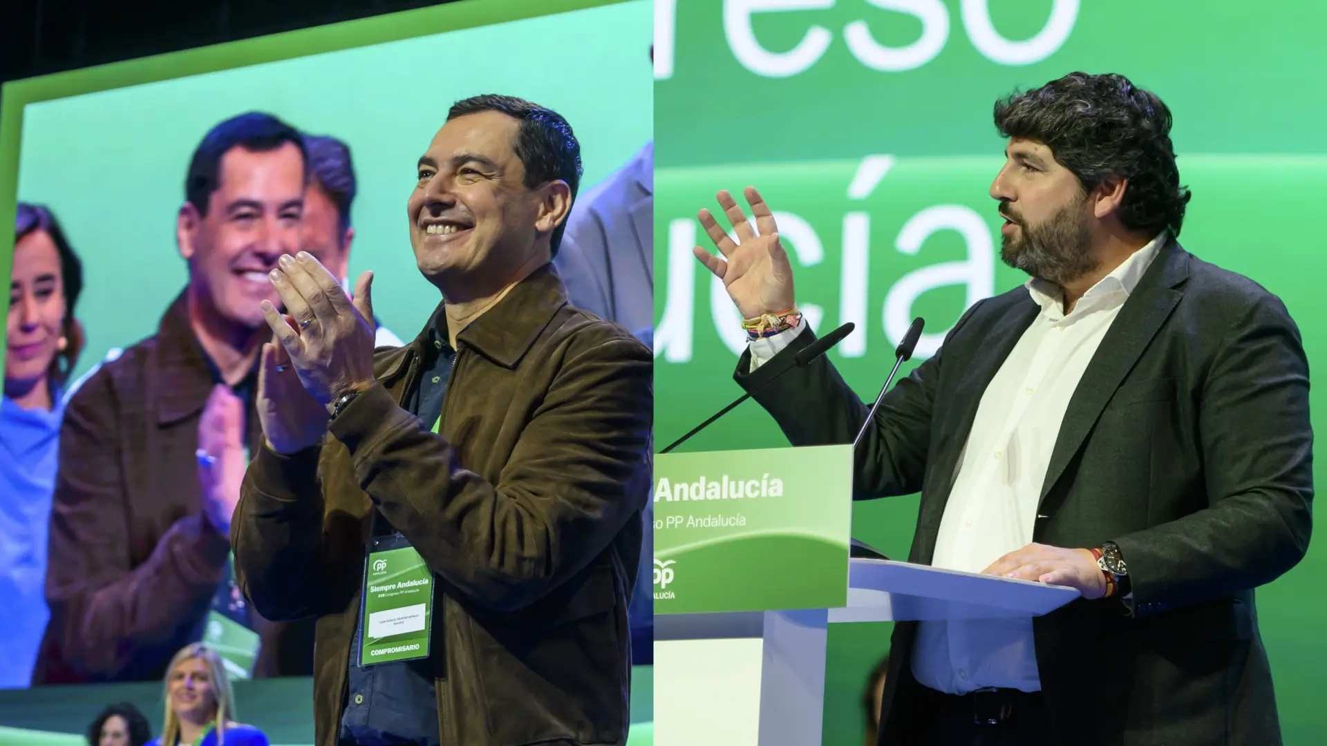 Congreso del PP en Andalucía: Moreno y López Miras piden una solución rápida para relevar a Mazón en la Generalitat Valenciana