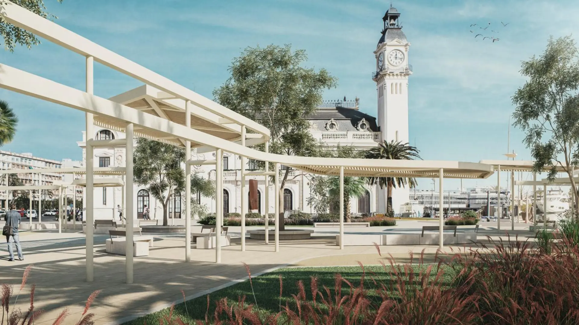 
         El rascacielos de 108 metros que cambiará para siempre el skyline de la Marina de Valencia 
    