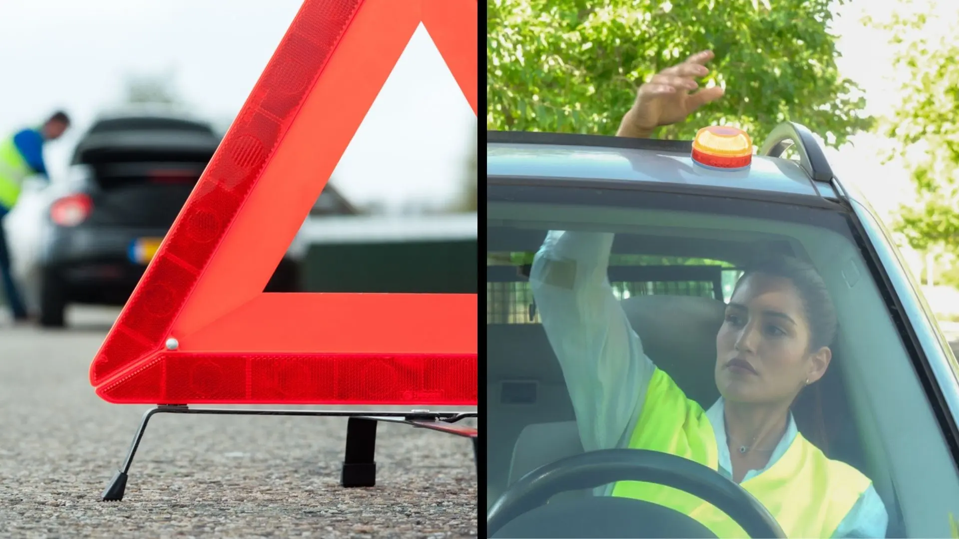 El único caso por el que un conductor español podría seguir utilizando los triángulos de emergencia en vez de la baliza V16