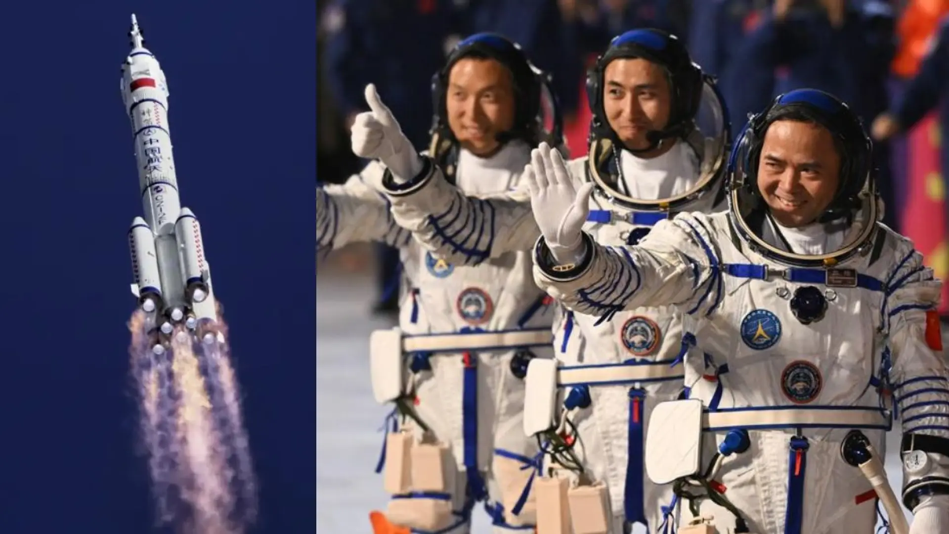 Los astronautas chinos 'varados' en el espacio regresan hoy, pero usarán una nave de emergencia