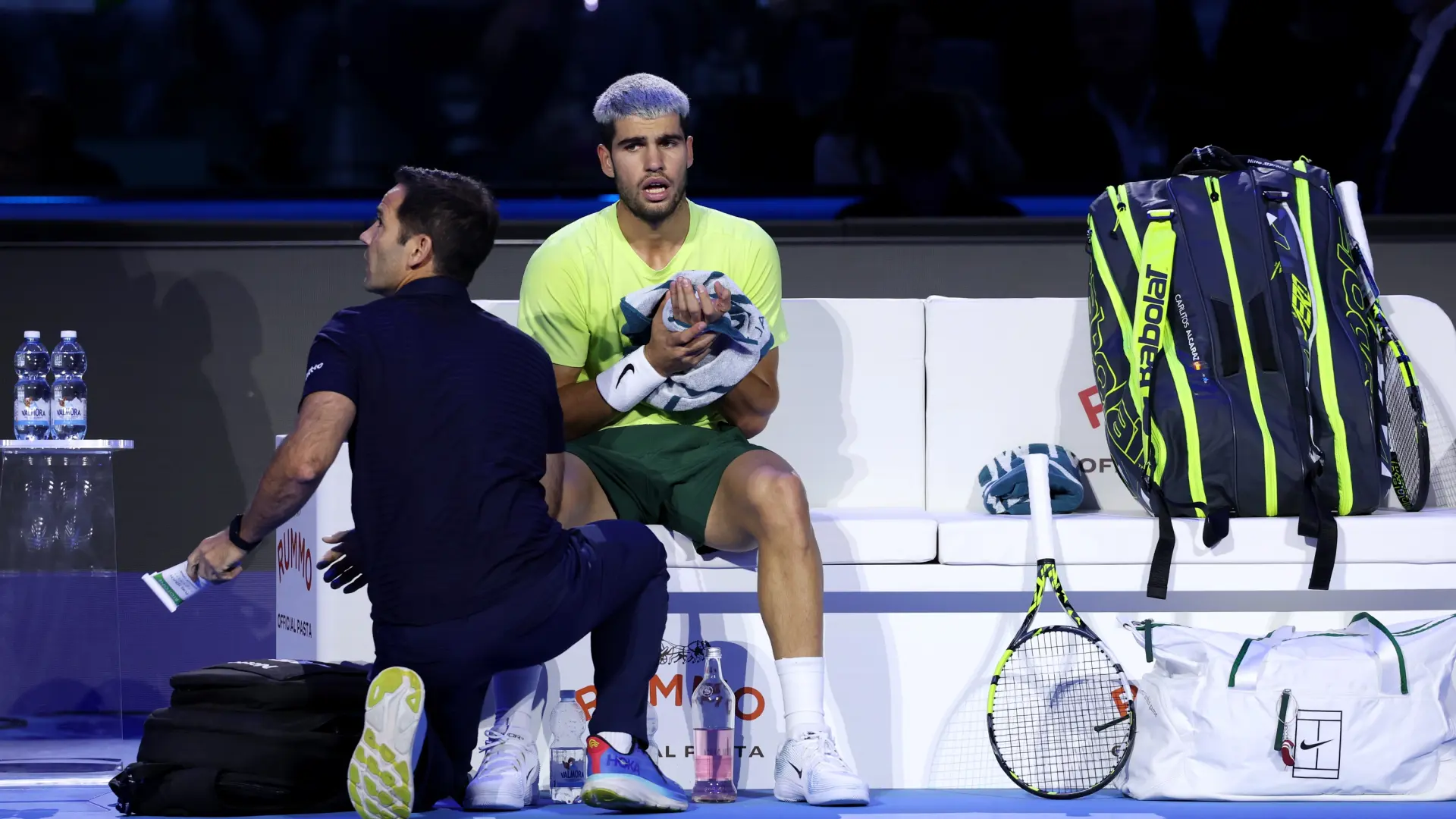 Carlos Alcaraz cuenta los detalles de la lesión que le deja fuera de la Copa Davis: «Hay riesgo de romperme y que no recupere bien»