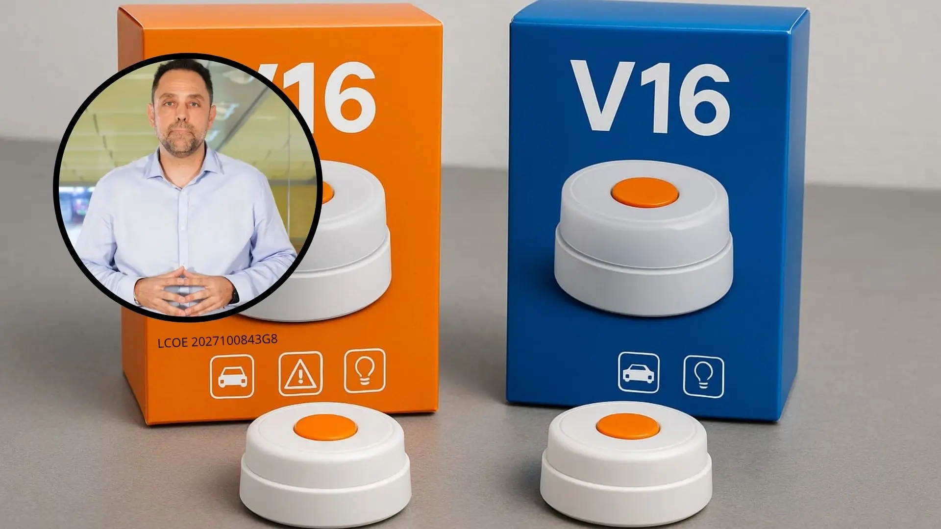 Cuidado si vas a comprar las nuevas luces de emergencia: hay modelos de balizas V16 conectadas pero no homologadas