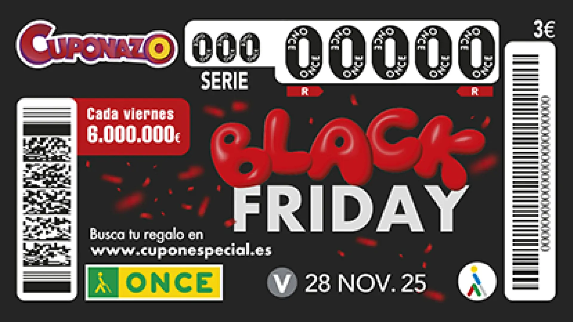 Comprobar número Cuponazo del Black Friday de la ONCE: consulta cuánto has ganado