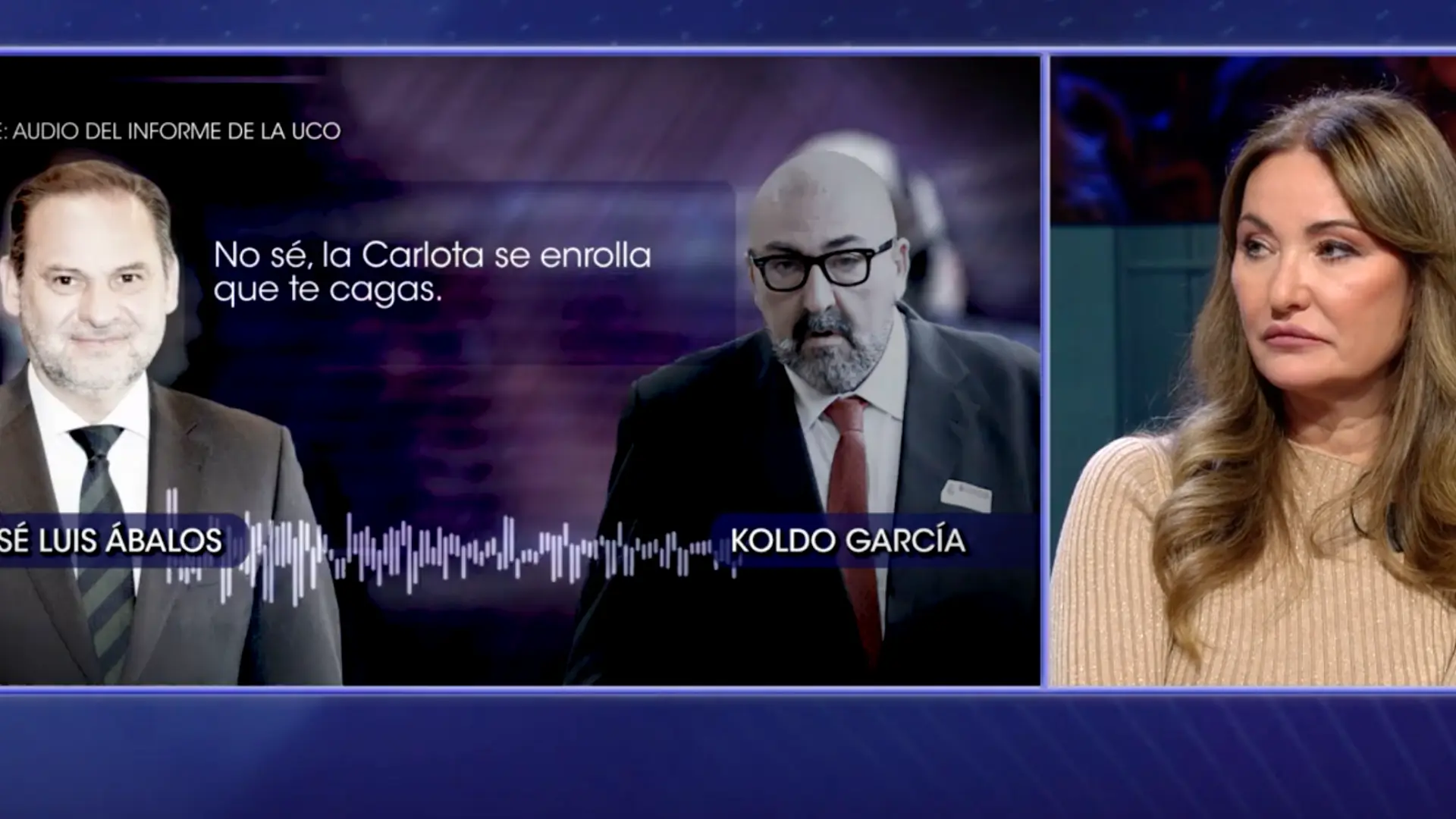 Sorprenden a Carolina Perles por lo ocurrido con Ábalos en prisión: "Los ronquidos de tu exmarido no dejan dormir a Koldo"