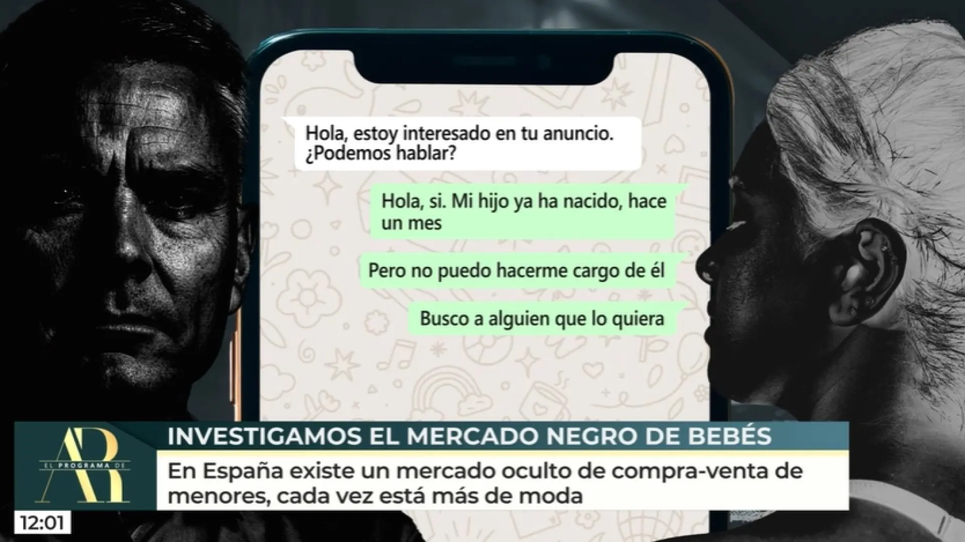 'El programa de Ana Rosa' investiga la venta de bebés en España: "Di a luz para vender al bebé"