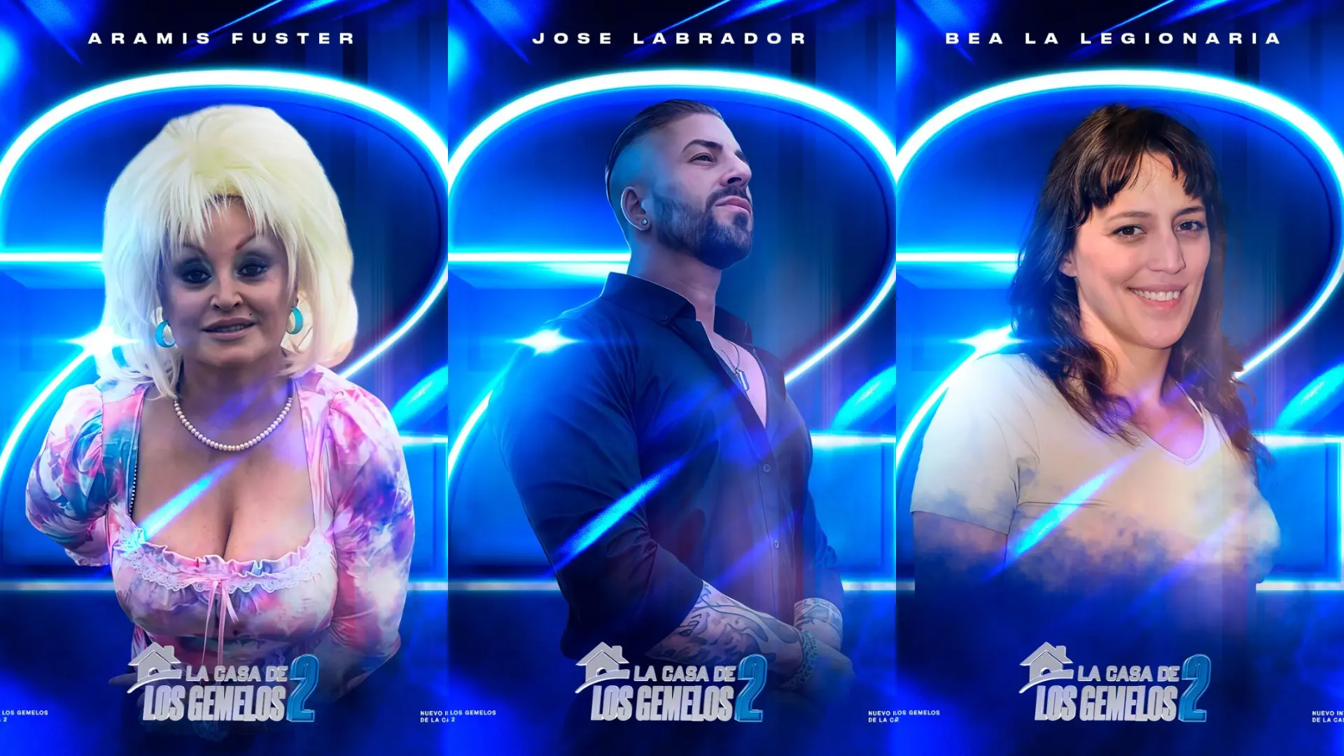 Aramis Fuster, Labrador y Bea 'La Legionaria', entre los fichajes confirmados de 'La casa de los gemelos 2'