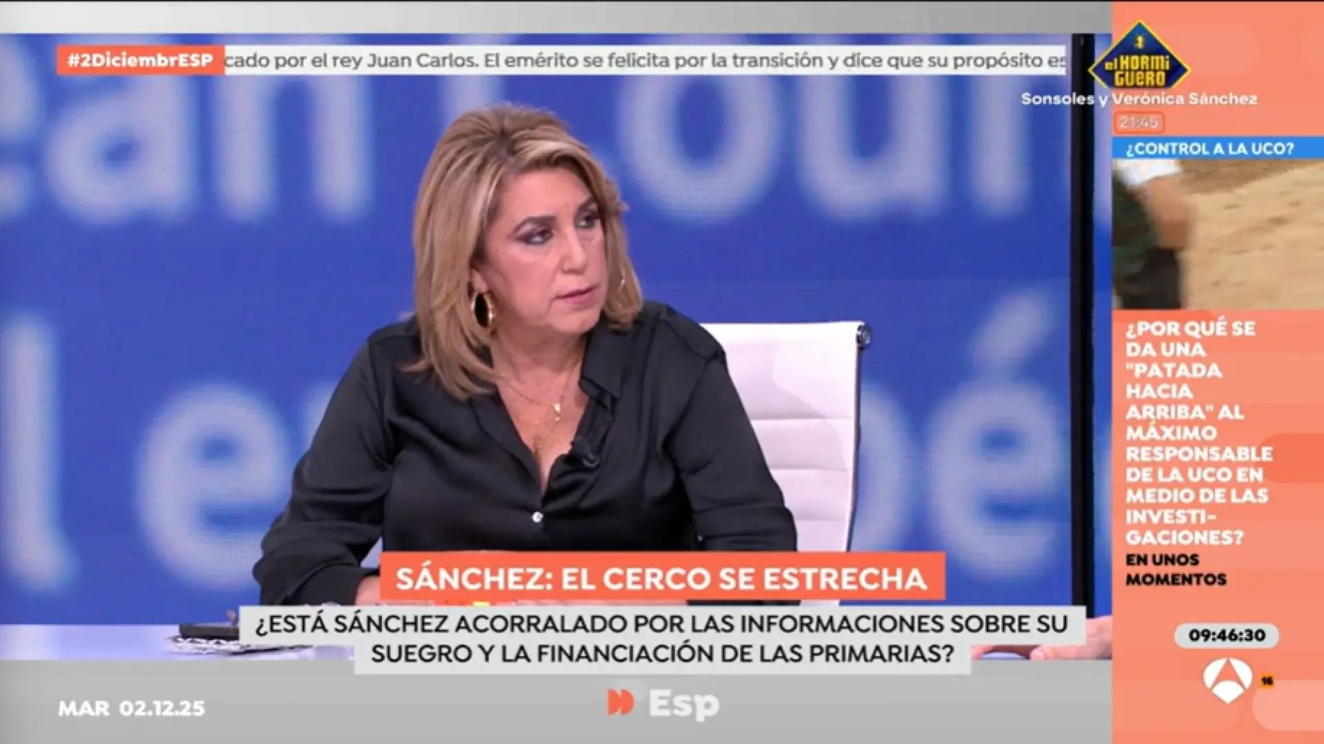 Susana Díaz, sobre las elecciones primarias que perdió contra Sánchez: "Casi me destroza la vida"