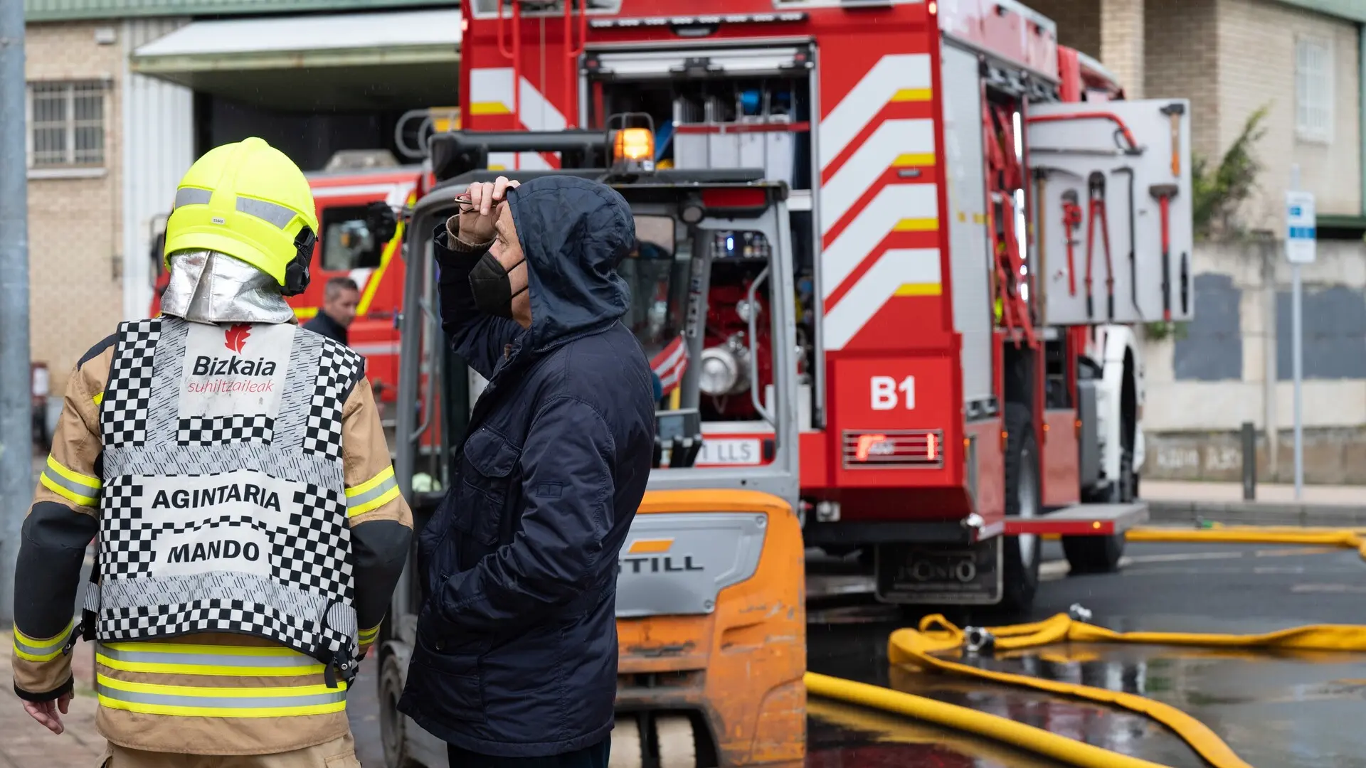 Muere un hombre de 73 años en el incendio registrado en una vivienda de Bermeo