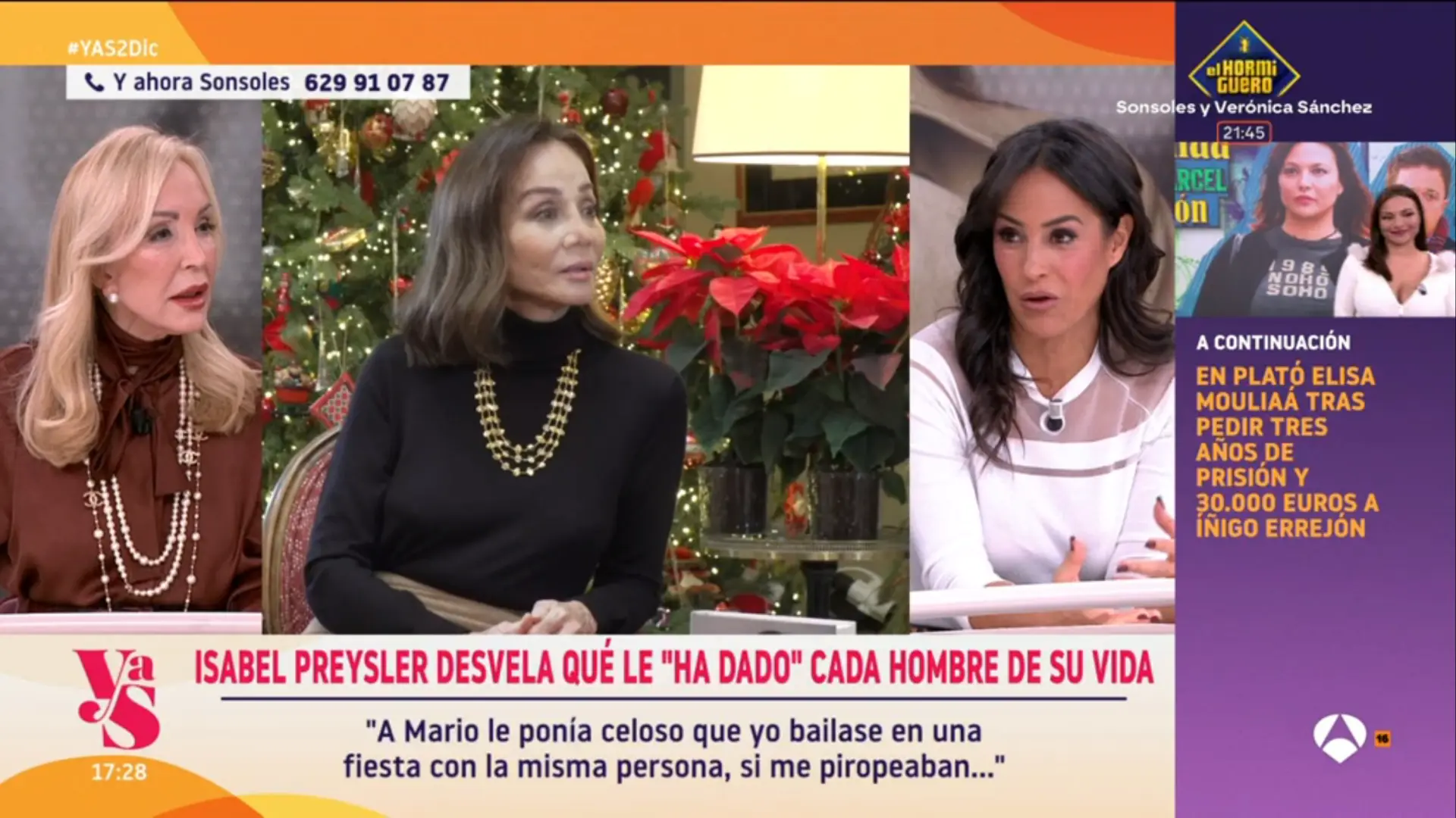 Carmen Lomana critica a la 'celebrity' por mostrar las cartas de Vargas Llosa