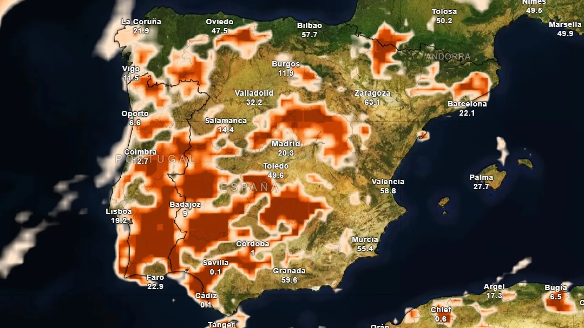 Domingo 7 de diciembre marcado por densas nieblas y fuertes vientos: estas son las provincias que están en alerta