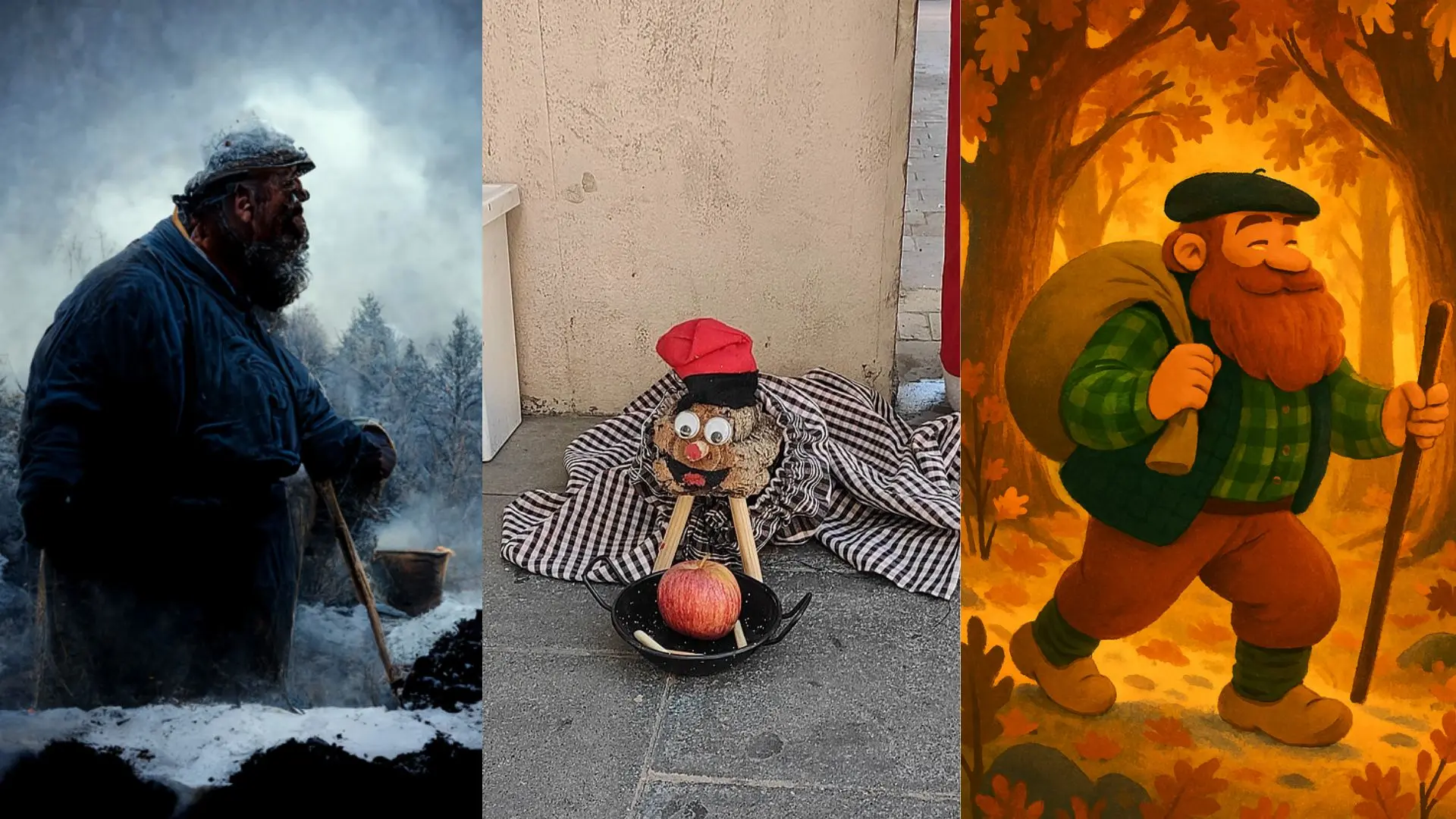 El Olentzero, el Apalpador, Esteru... todos los peculiares 'Papás Noel' que hay en España