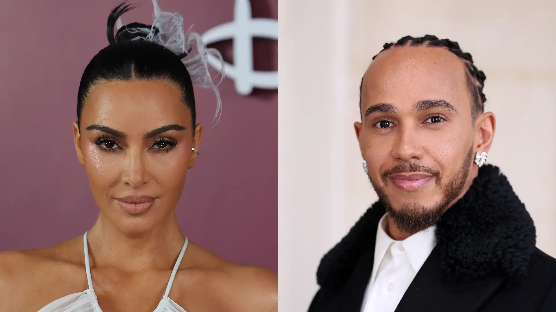 Kim Kardashian y Lewis Hamilton hacen oficial su romance en la Super Bowl: su apasionado y viral beso