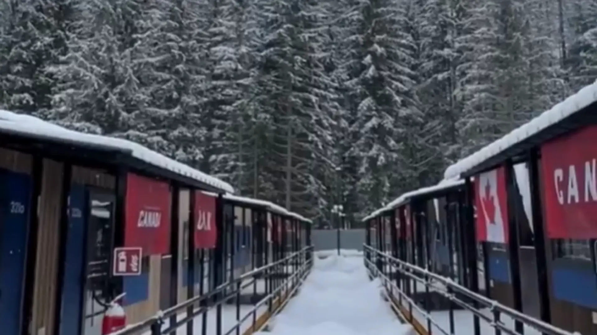Así es la espectacular Villa Olímpica de Cortina para los Juegos de Invierno: cafetería al aire libre, gimnasio y vistas a las Dolomitas