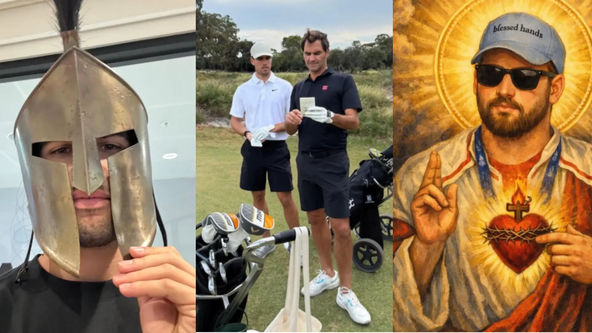 El Open de Australia desde los ‘ojos’ de Carlos Alcaraz: ‘Método Blessed Hands’, botones en un hotel y golf con Roger Federer