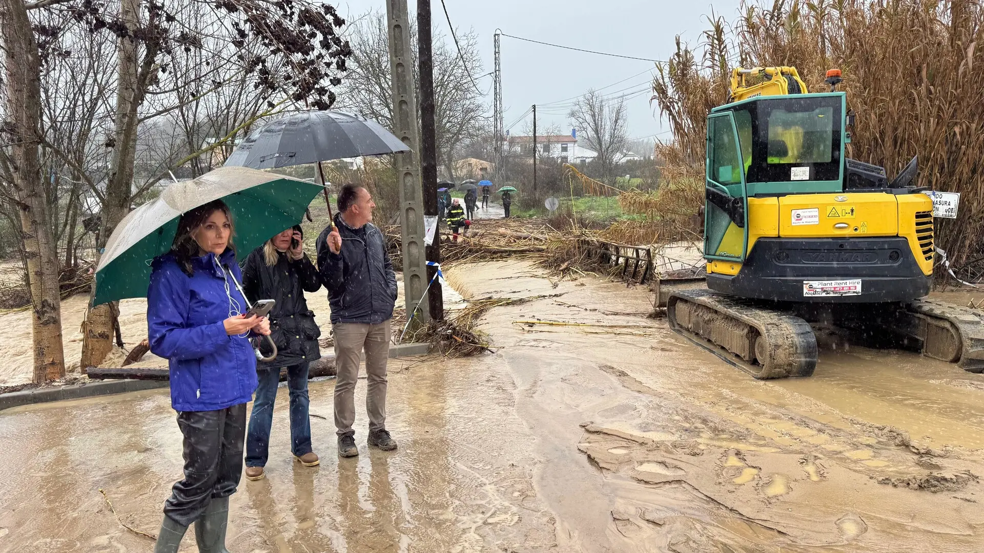 Está lloviendo hoy...