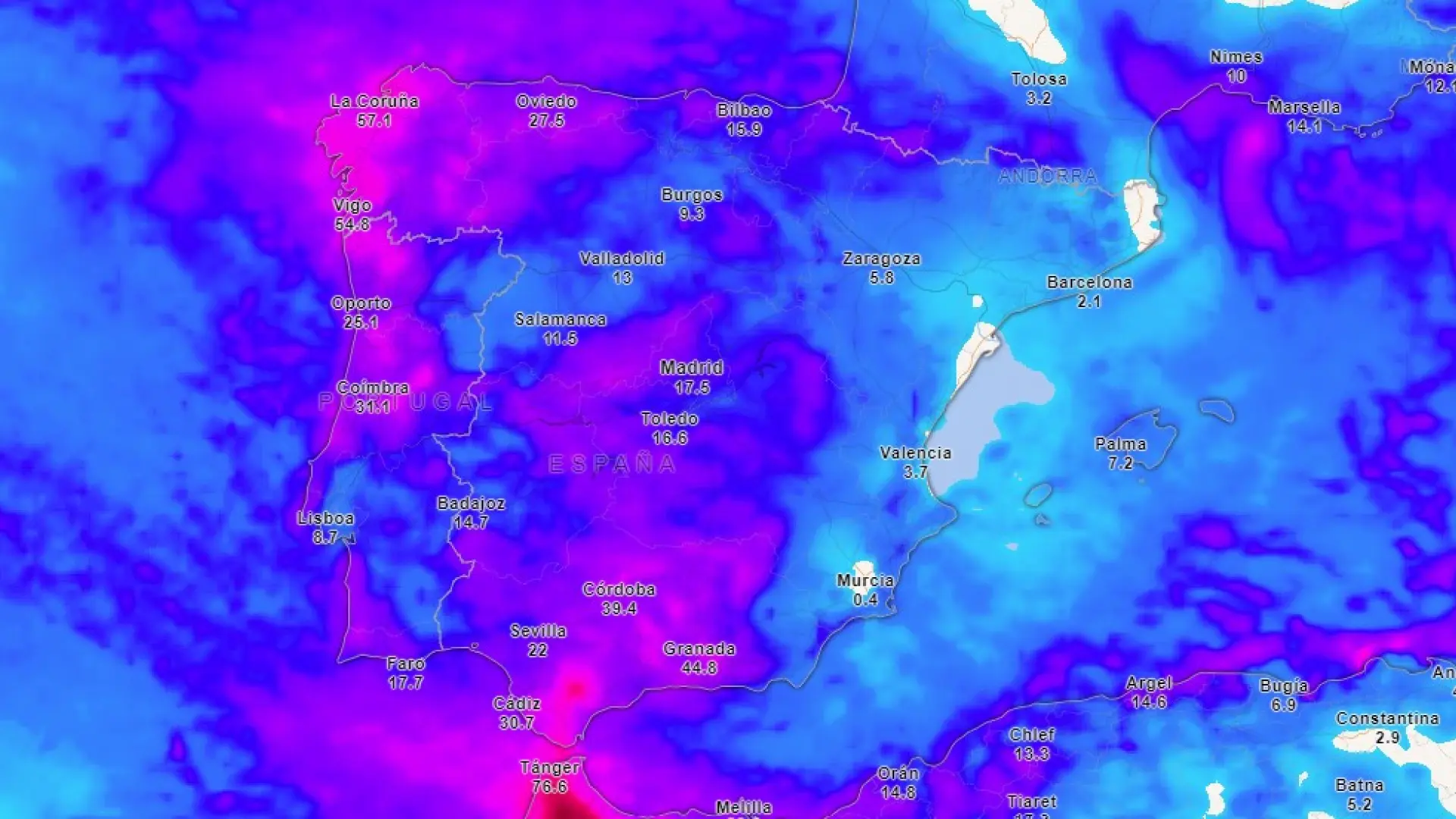El temporal no da tregua y trae más lluvia, viento y nieve en las próximas horas: estas son las zonas que esperan lo peor