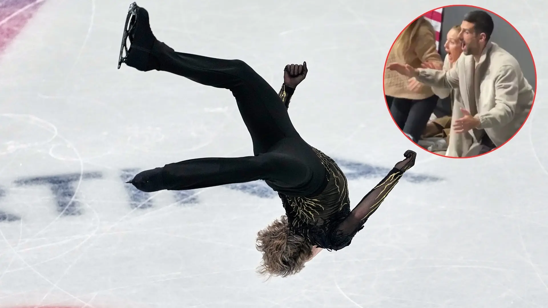 La última locura de Ilia Malinin, el 'Dios del Cuádruple', que enamoró hasta a Djokovic