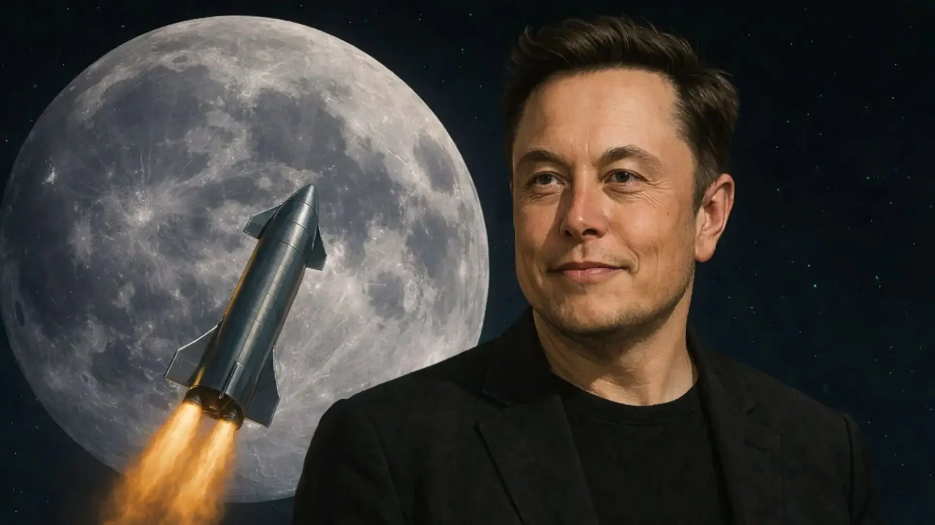 Elon Musk quiere construir una ciudad en la Luna en menos de 10 años