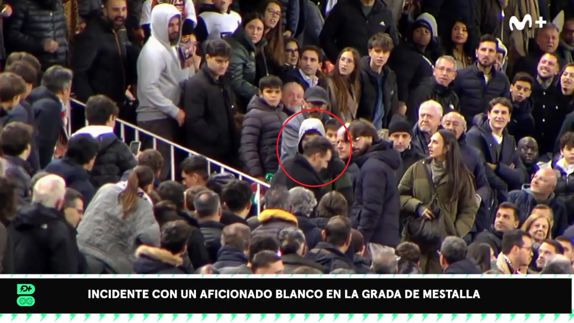 El infierno de un aficionado del Madrid en Mestalla: insultos, escupitajos... y obligado a irse del campo