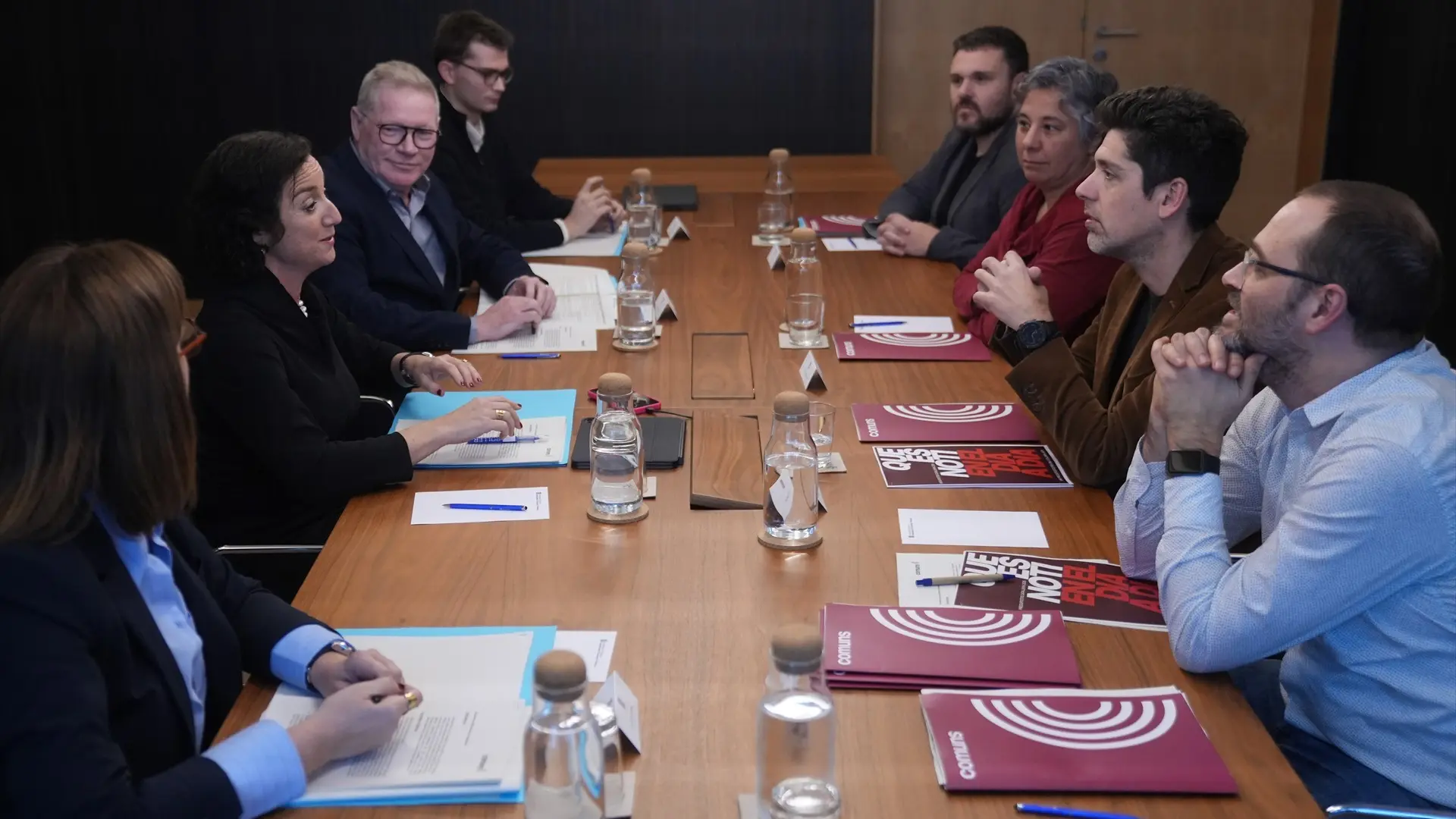 Los Comuns exigen al Govern que también ejecute obras para Rodalies durante la primera jornada de negociación del Presupuesto