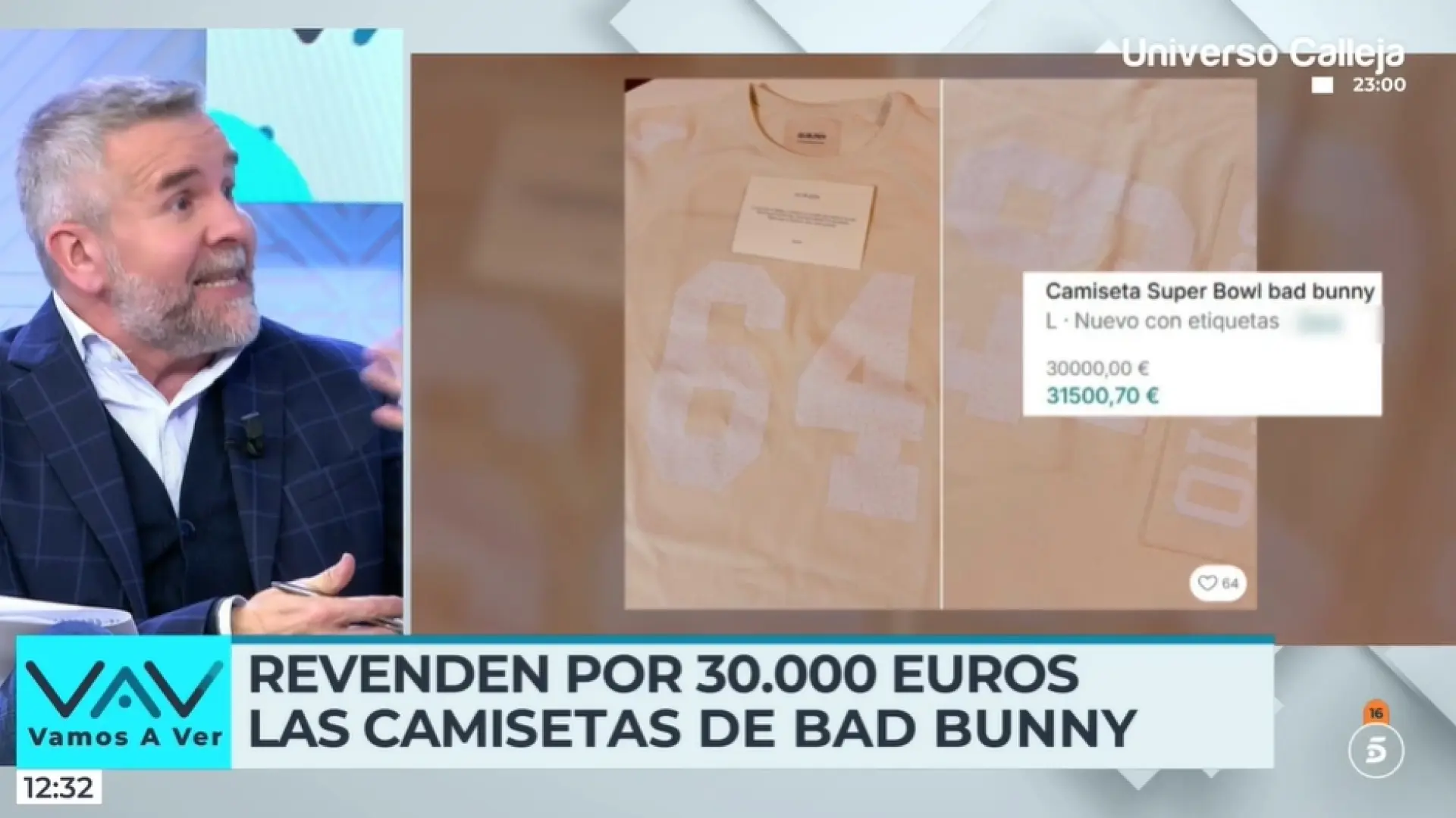 Revenden por 30.000 euros las camisetas exclusivas que Bad Bunny regaló a los trabajadores de Inditex