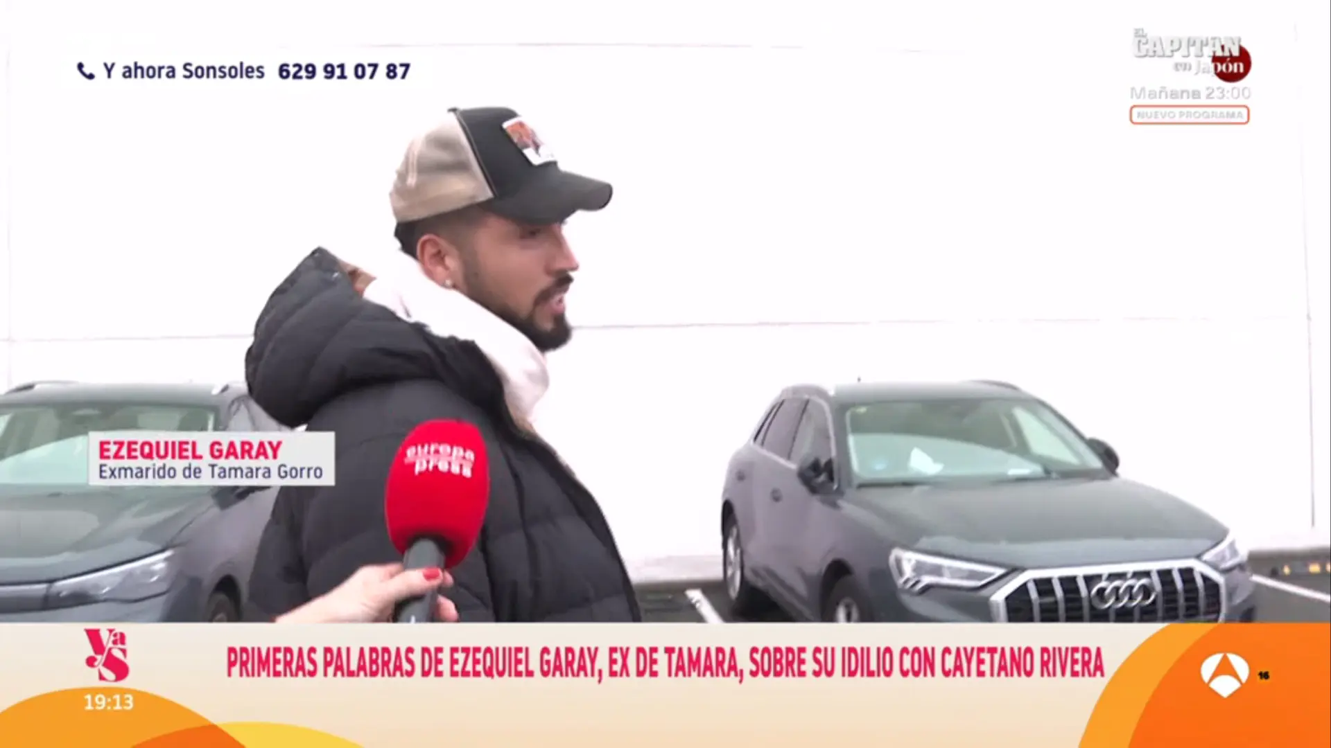 Primeras palabras del ex de Tamara Gorro sobre su nueva relación con Cayetano Rivera: "Mientras sea feliz..."