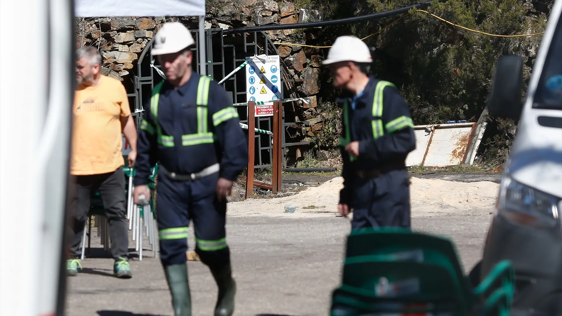 Cuatro investigados por homicidio imprudente tras el accidente de la mina de Cerredo, donde murieron cinco trabajadores