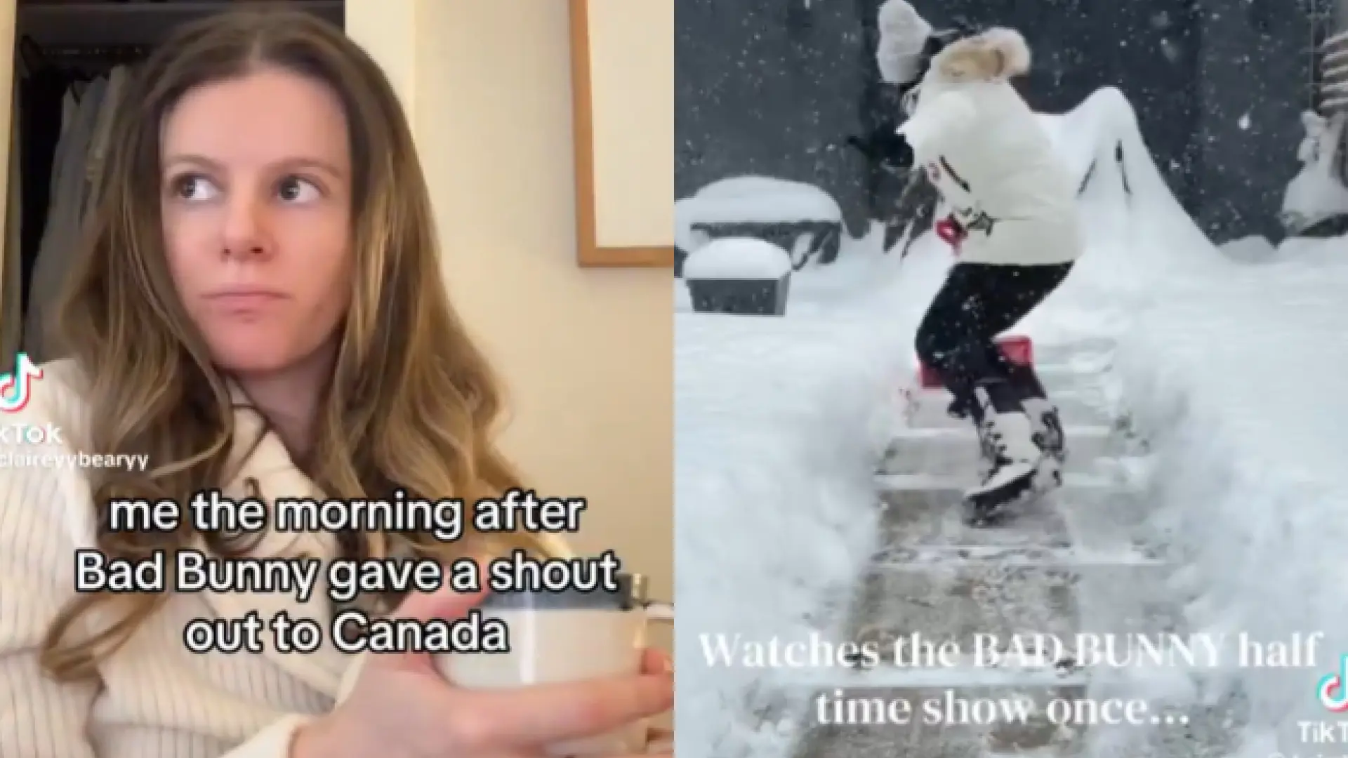 Los canadienses celebran en redes que Bad Bunny haya nombrado a su país en la Super Bowl: "Es histórico"