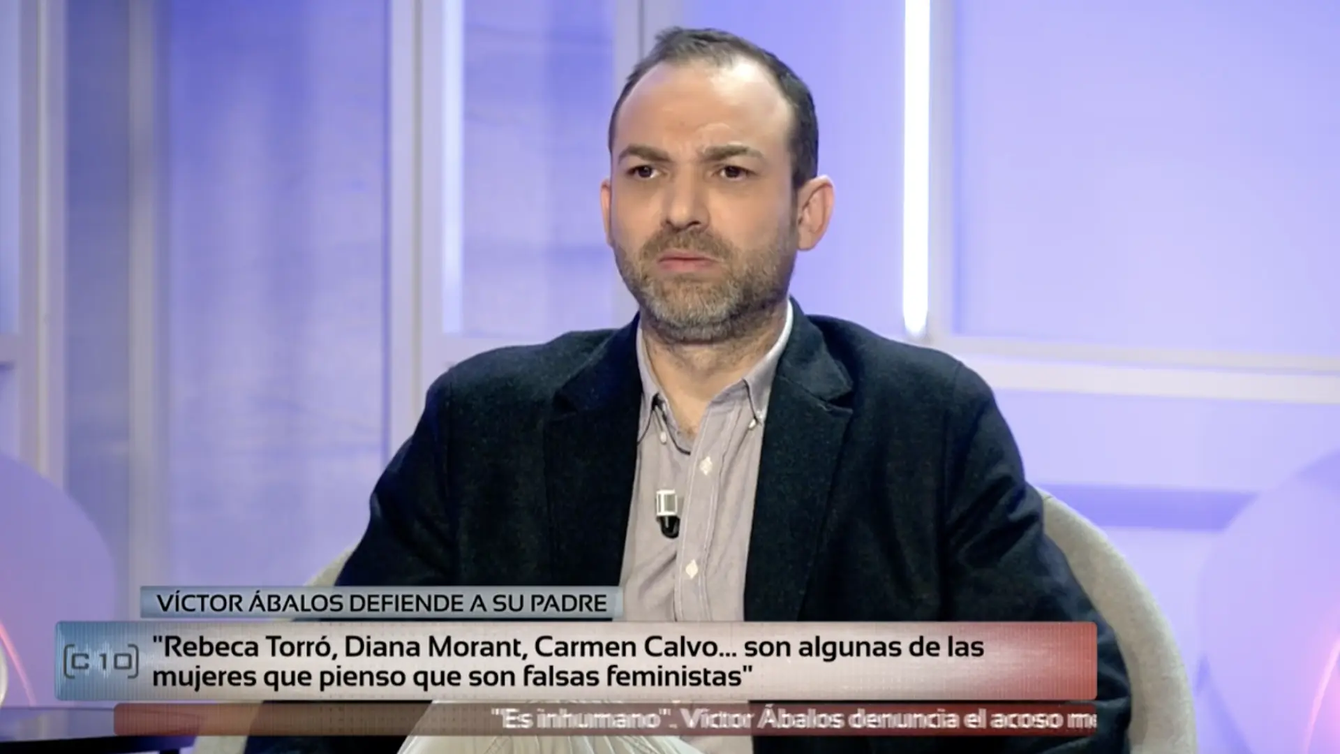 El hijo de Ábalos arremete contra mujeres del PSOE y habla de "falsas feministas"