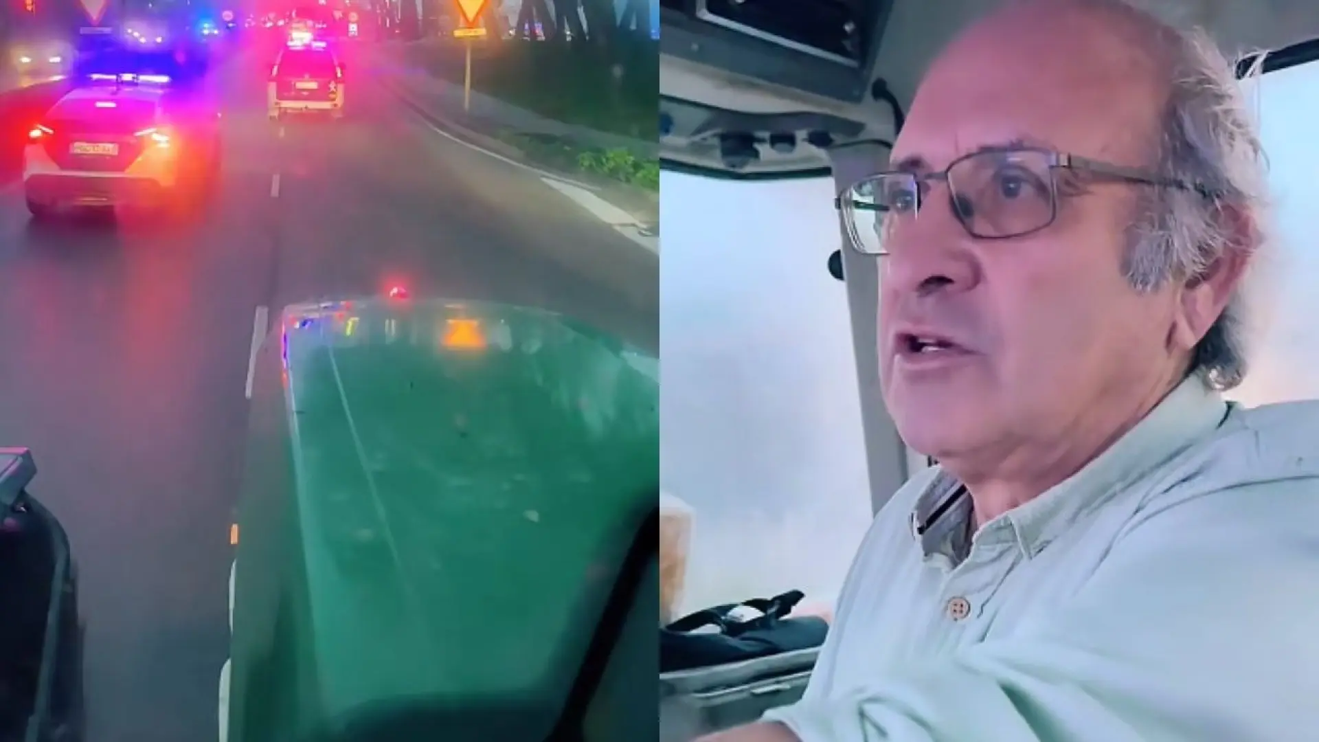 Sigue la marcha agrícola desde dentro de un tractor: "Los de Cuenca vamos primero"