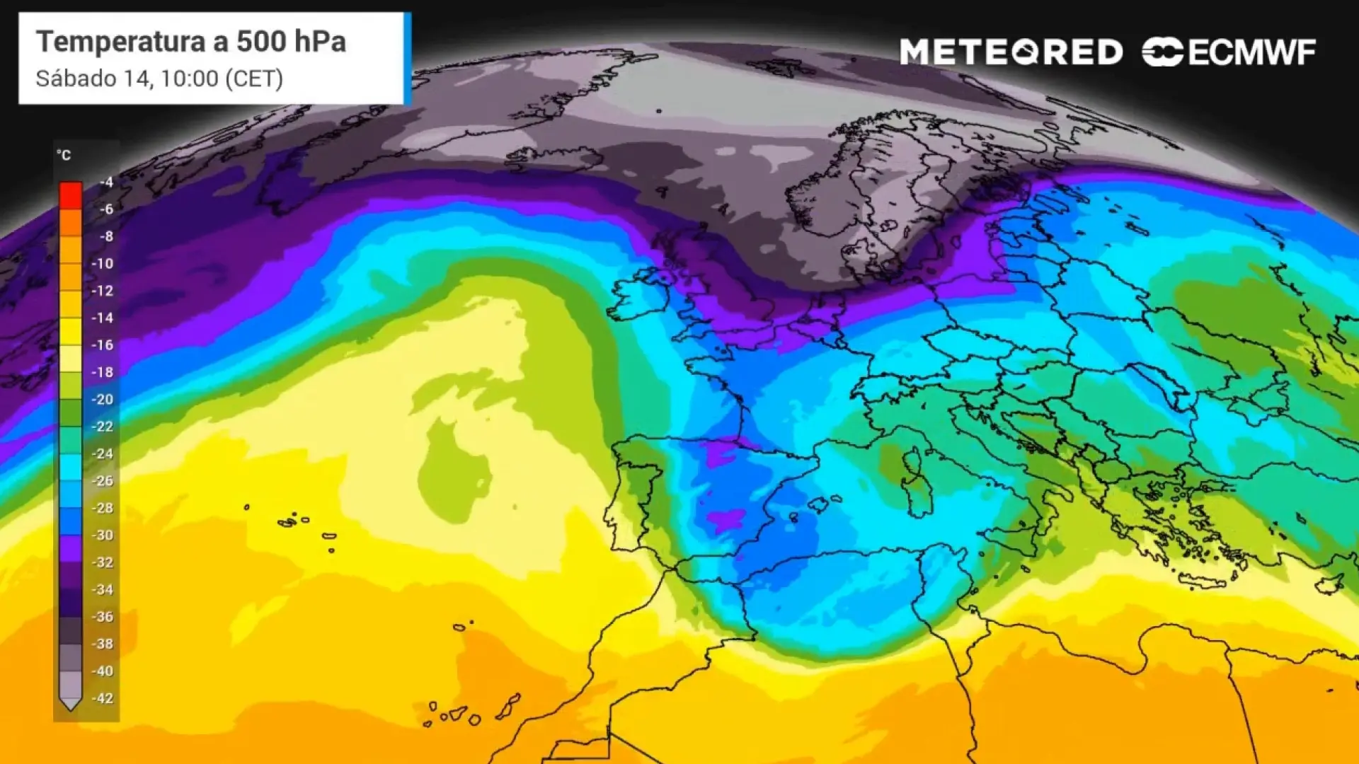Del paraguas al chaquetón: una masa polar de aire ártico hundirá las temperaturas y dejará vientos huracanados