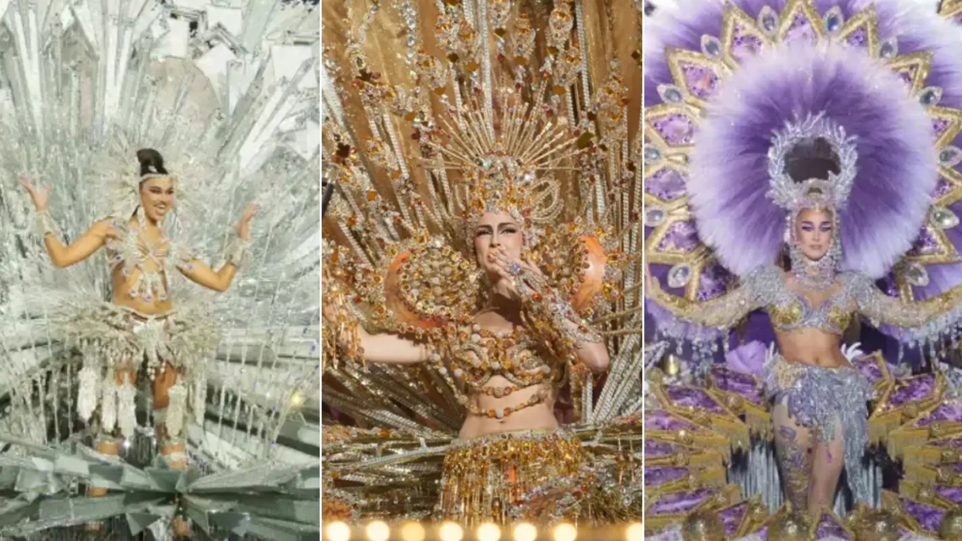 Las fantasías más vistosas de la reina del Carnaval de Santa Cruz de Tenerife 2026