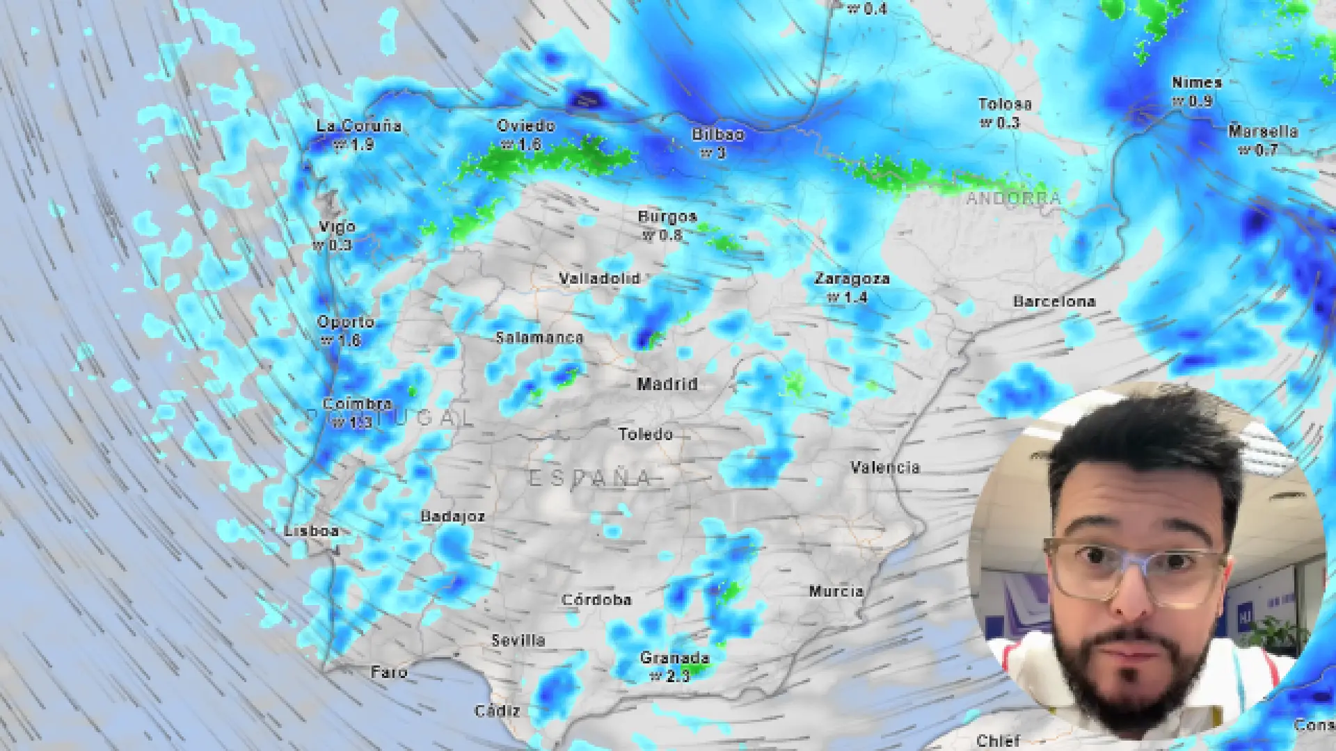 Martín Barreiro: "Te voy a responder la pregunta que todos hacemos, ¿cuándo va a parar de llover?"