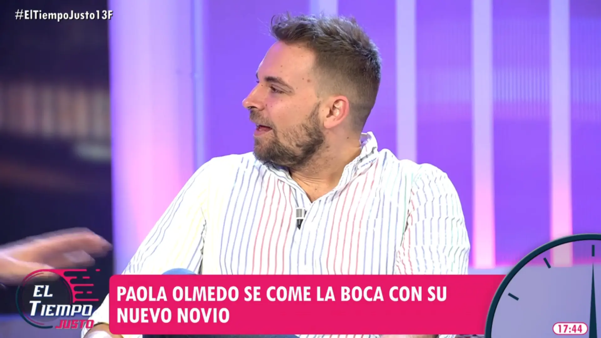 José María Almoguera reacciona al beso entre Paola Olmedo y su nuevo novio: "No siento nada"