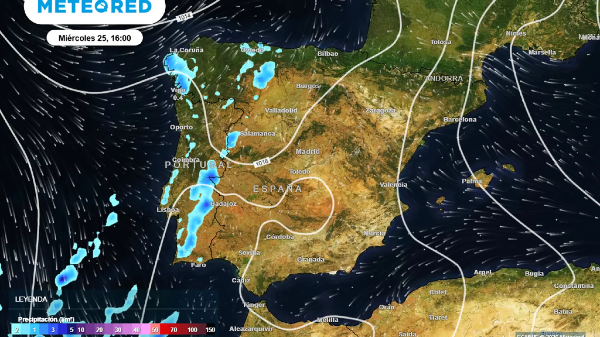 España pasará del sol primaveral a las 'lluvias de sangre': un frente atlántico cambiará el tiempo a partir de este martes