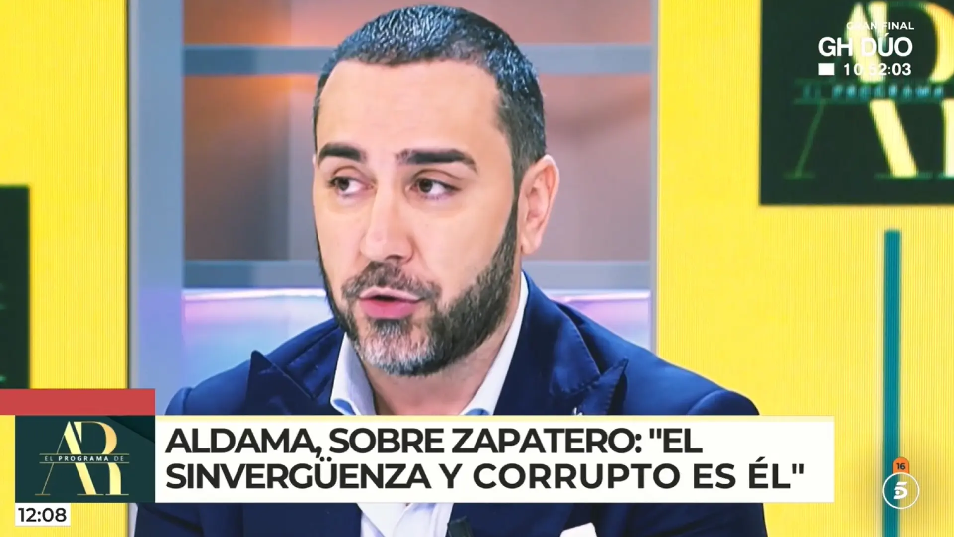 Víctor de Aldama responde a Zapatero desde 'El programa de Ana Rosa': "El corrupto y sinvergüenza es él. Va a ir a la cárcel"