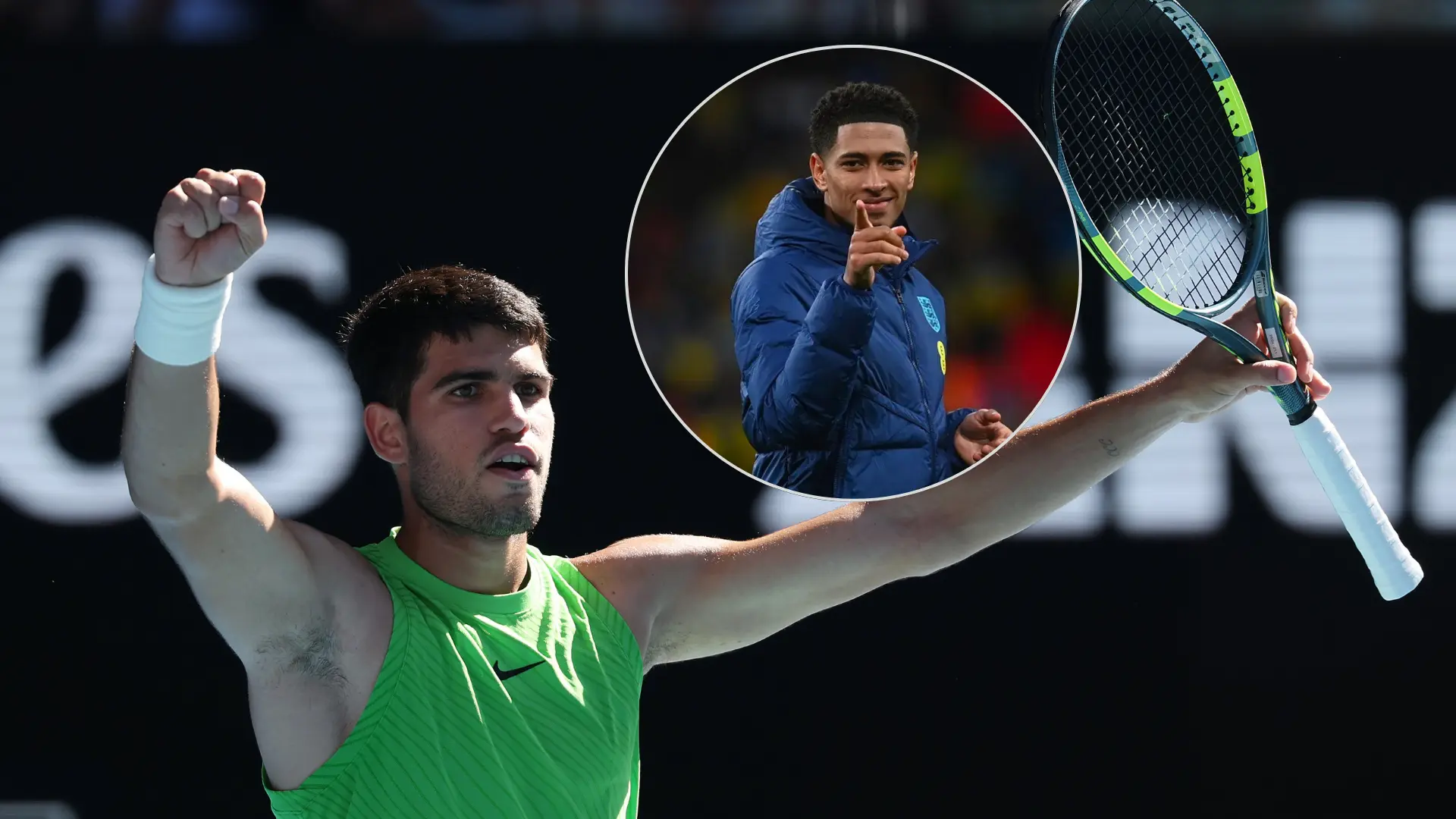 Jude Bellingham, sobre Carlos Alcaraz: "Tiene un equilibrio perfecto de todo lo que necesitas en el máximo nivel"