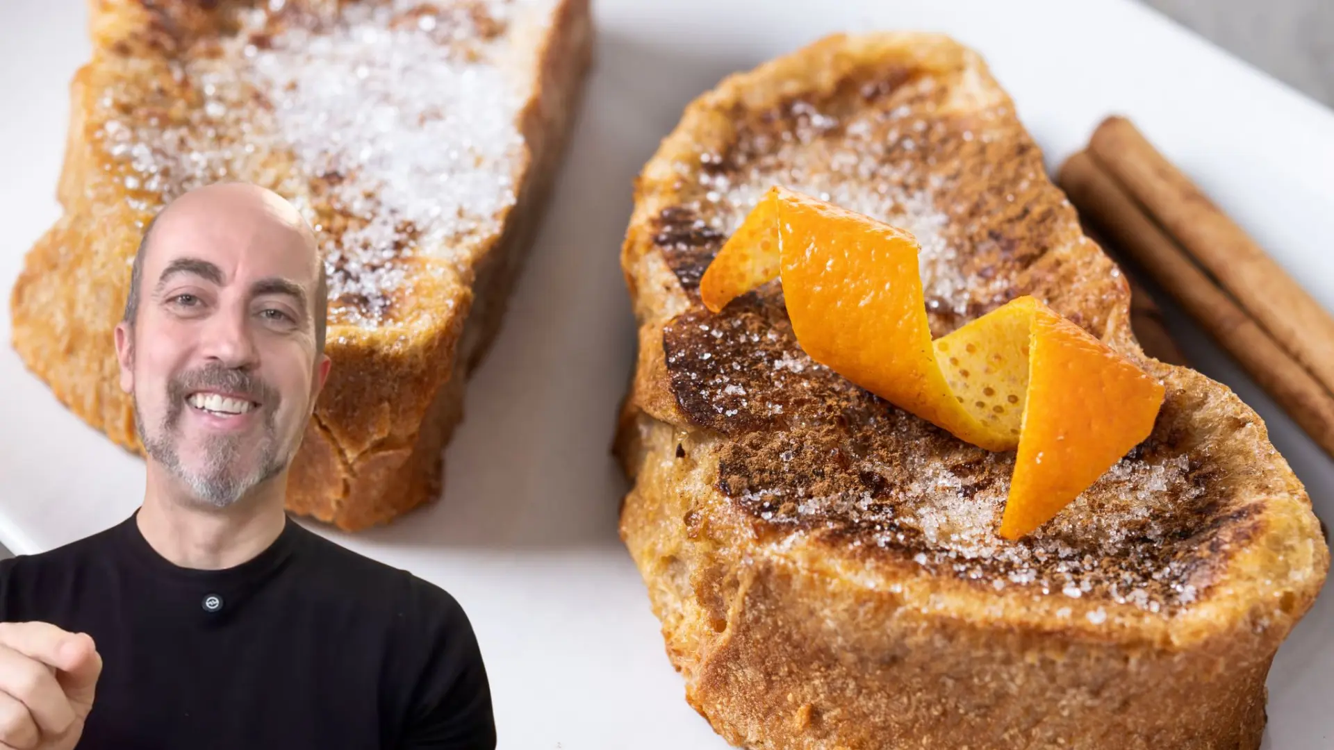 
         Juan, cocinero: "Para unas torrijas más sabrosas, usa pan brioche, cáscara de naranja y helado de vainilla" 
    