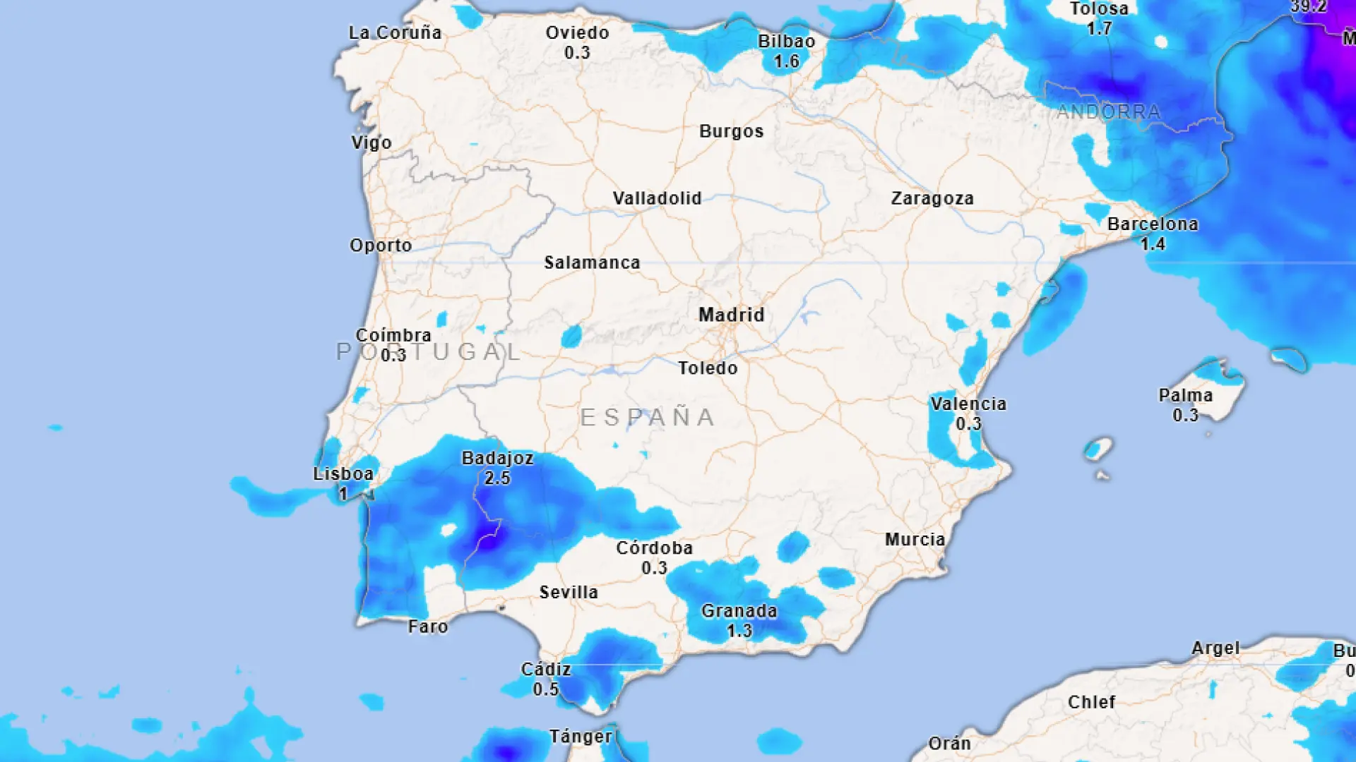 
         Therese seguirá trayendo cielos nubosos y lluvias este lunes, antes de un martes en el que ya llegará la estabilidad 
    